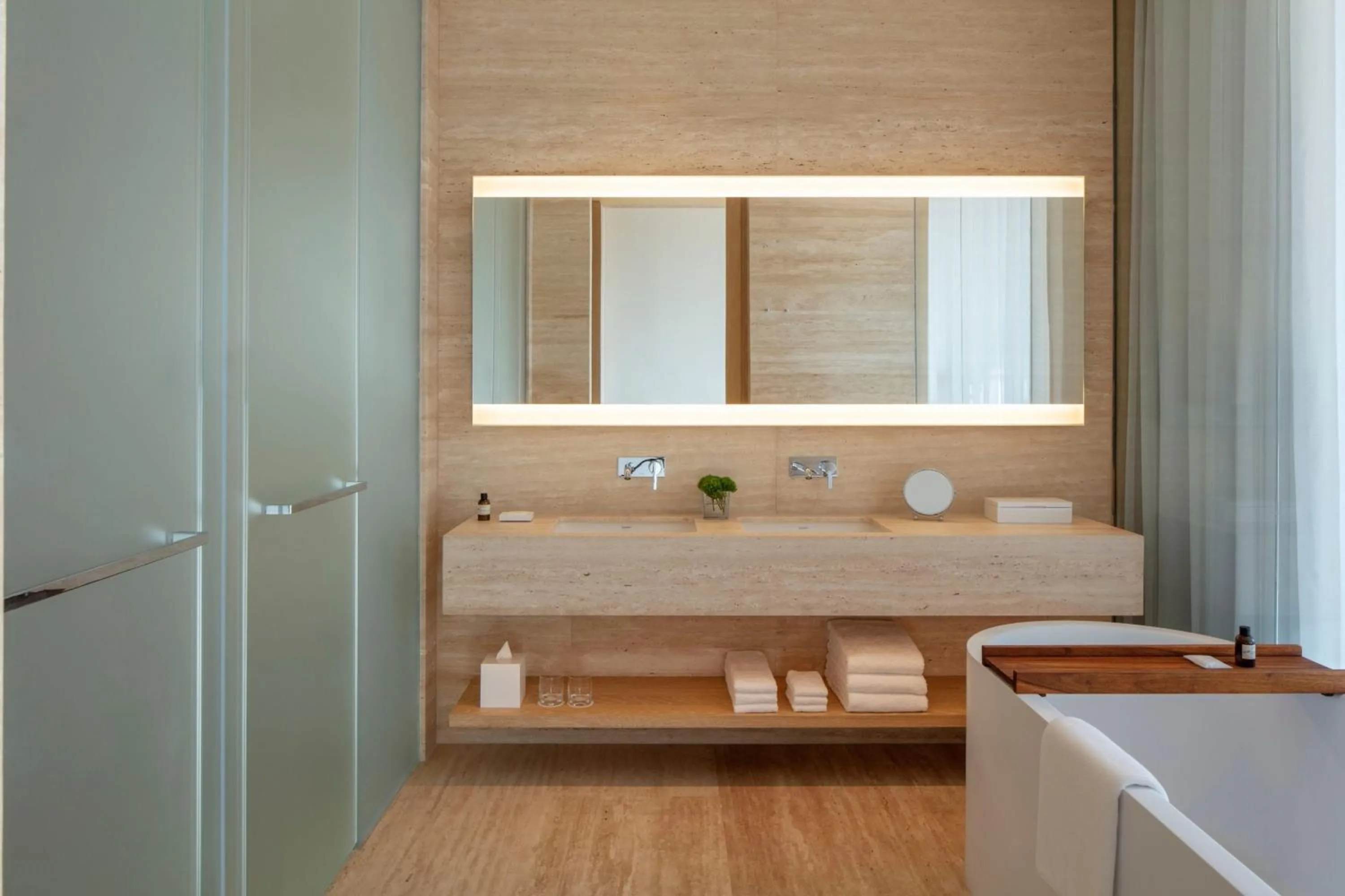 Bathroom in The Dubai EDITION