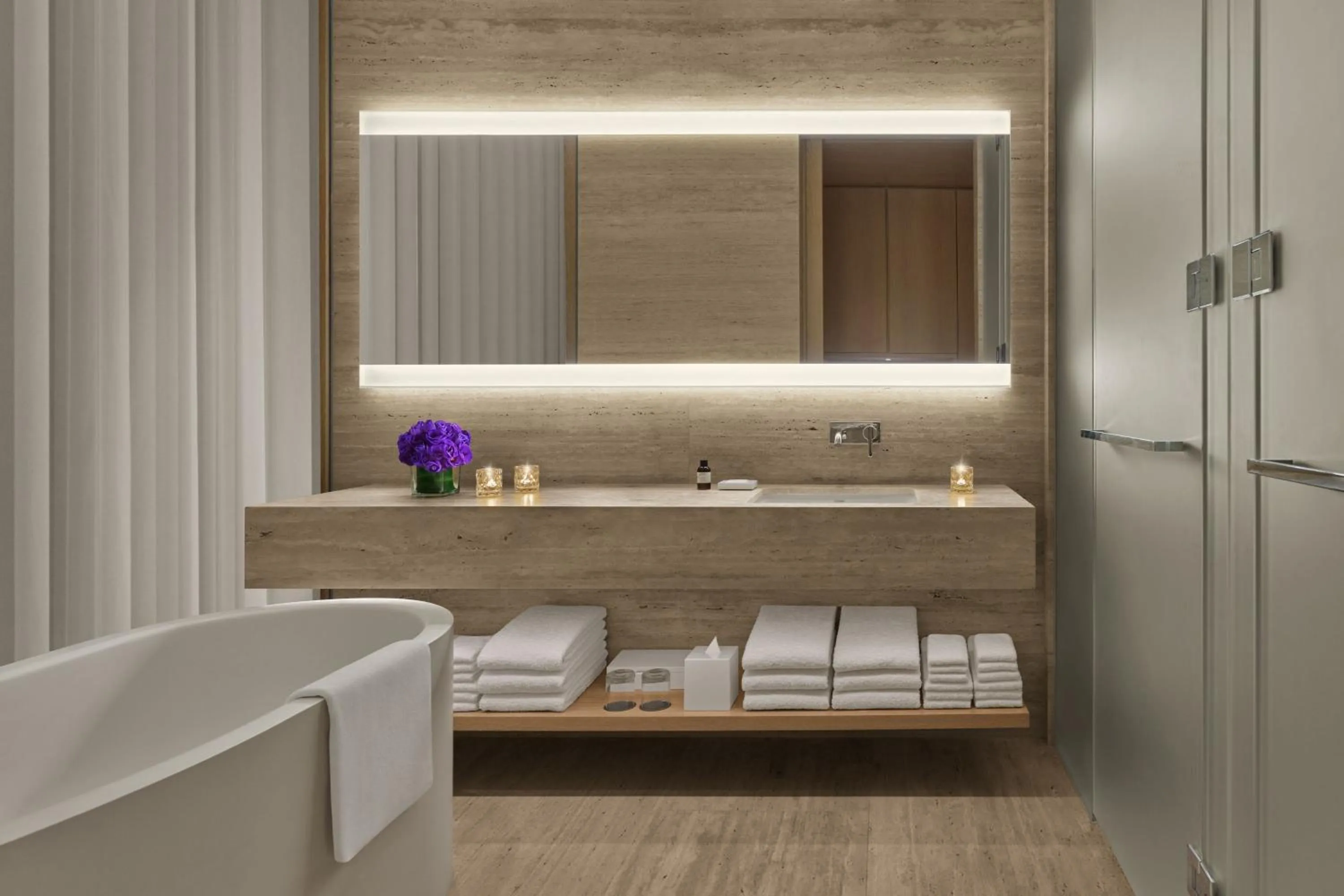 Bathroom in The Dubai EDITION