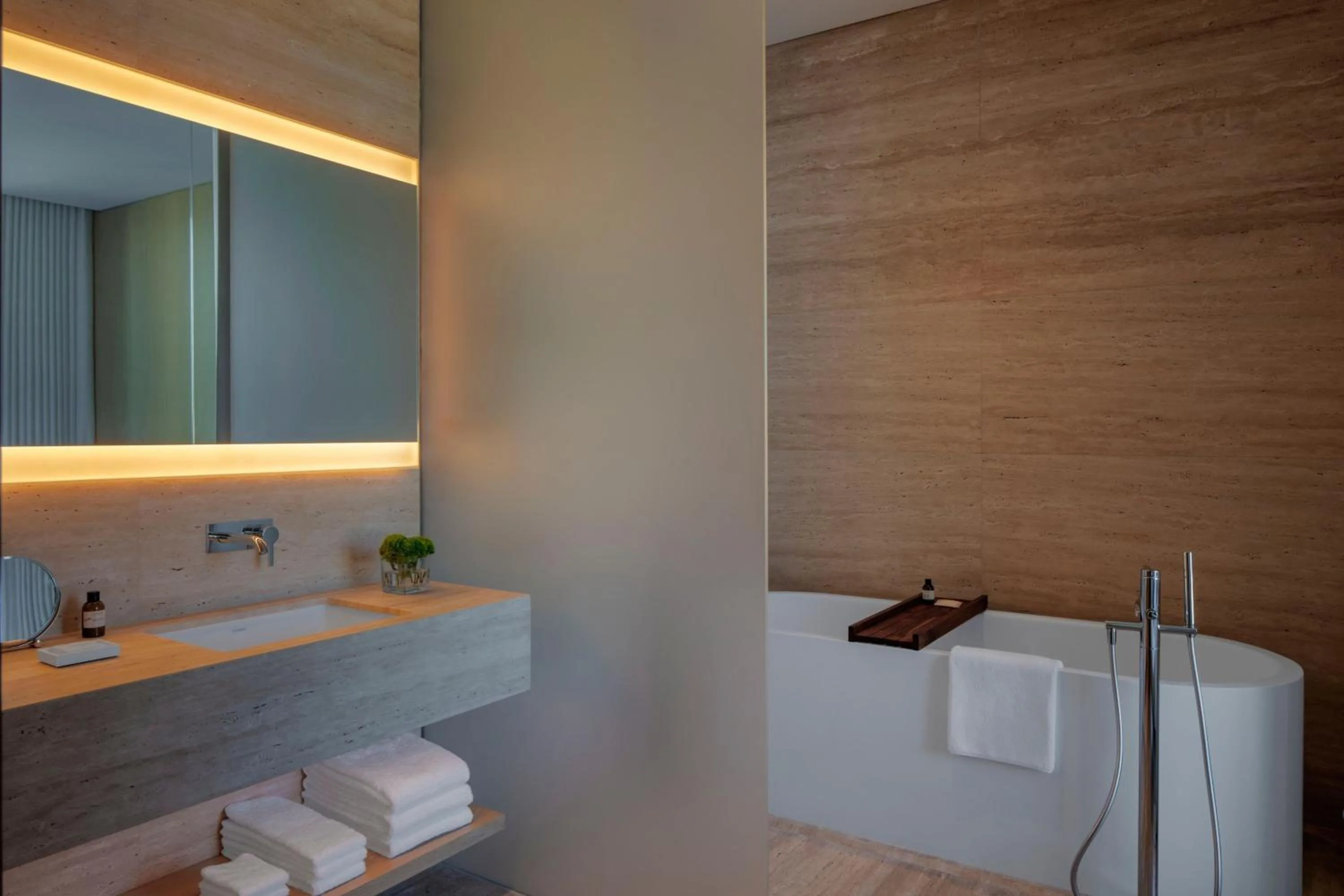 Bathroom in The Dubai EDITION