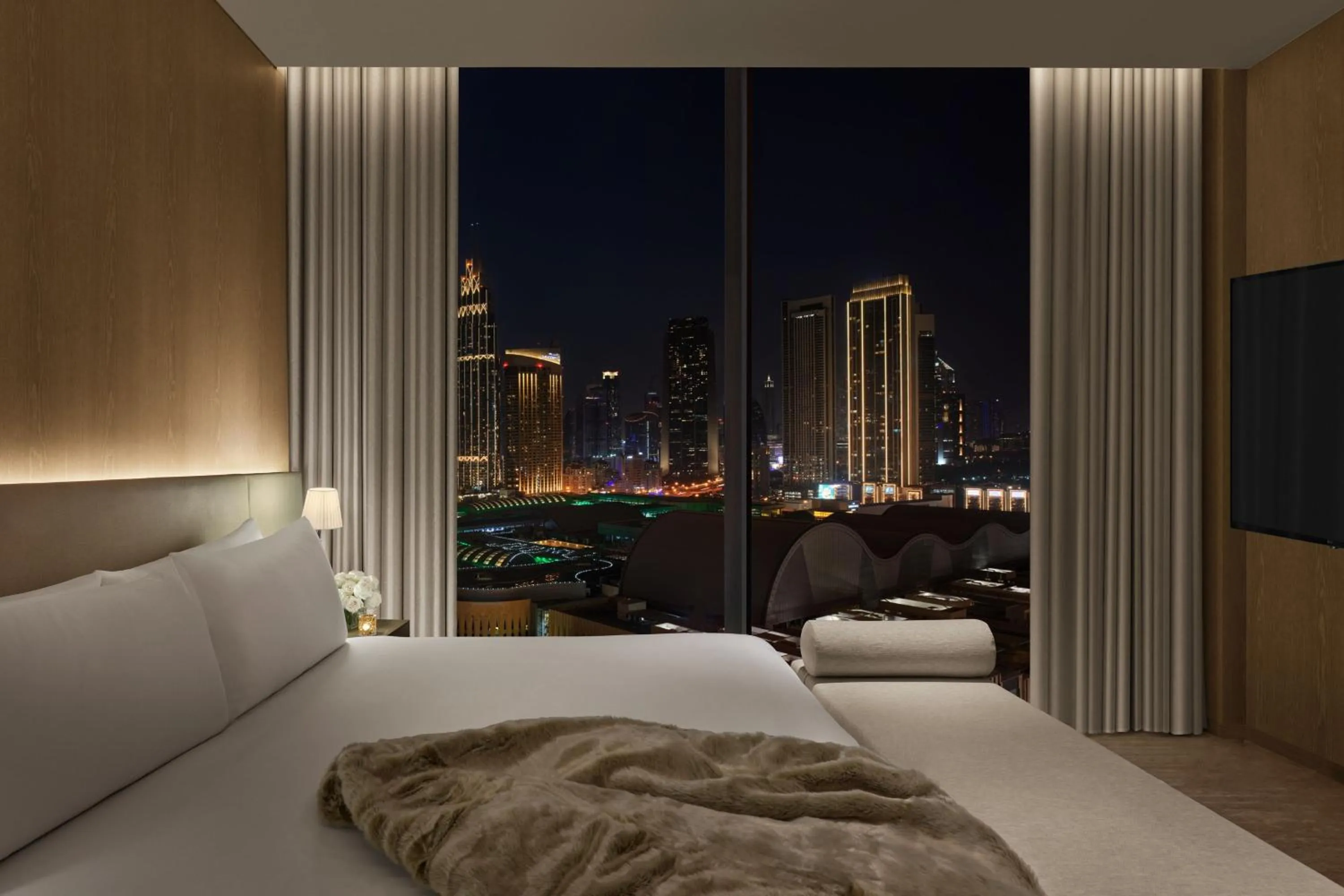 Bedroom, Bed in The Dubai EDITION