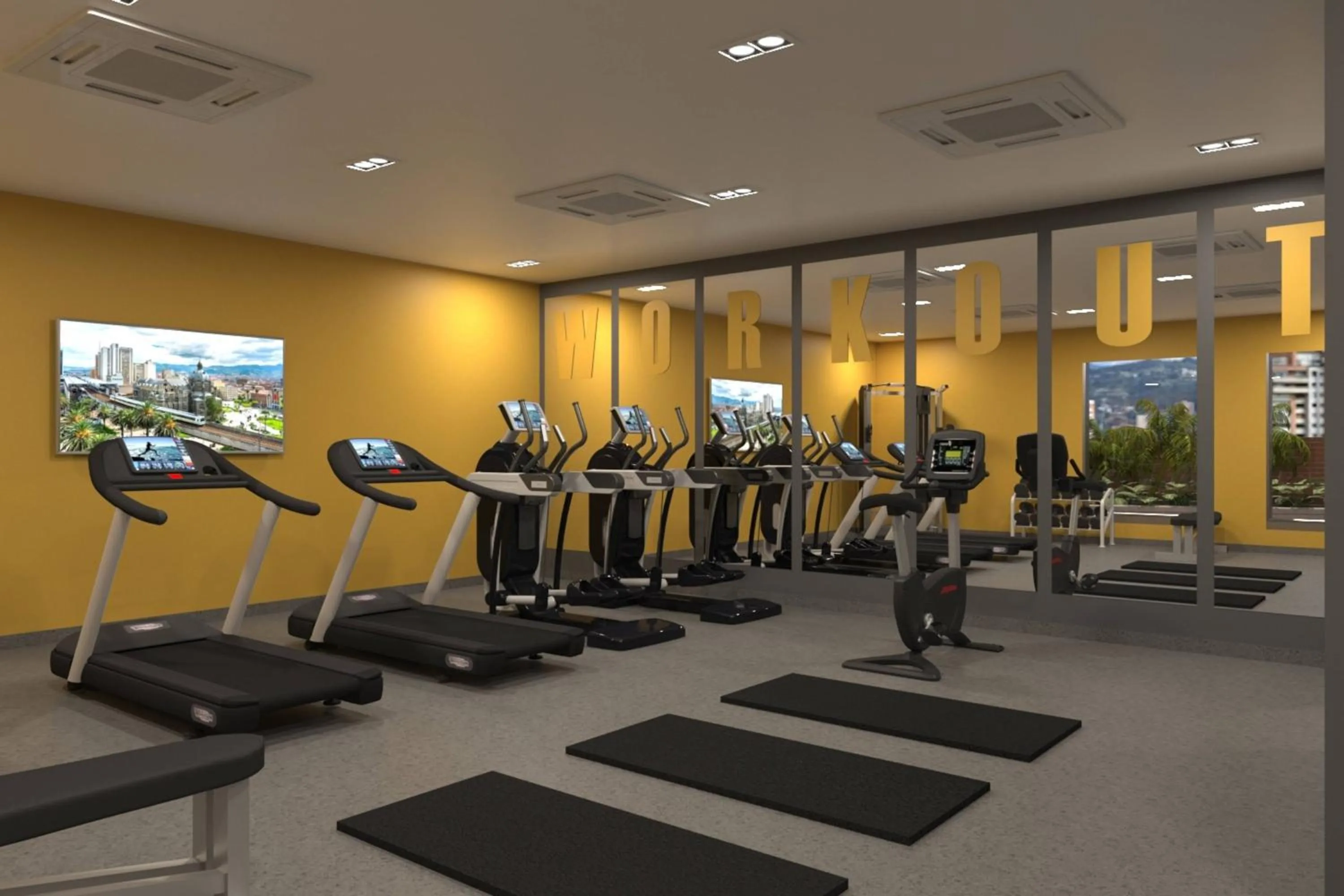 Fitness centre/facilities in Fairfield by Marriott Medellin Sabaneta
