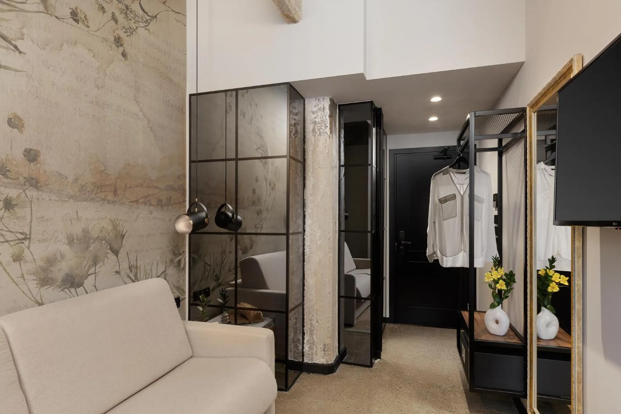 Living room in Brown Spices Psiri, a member of Brown Hotels