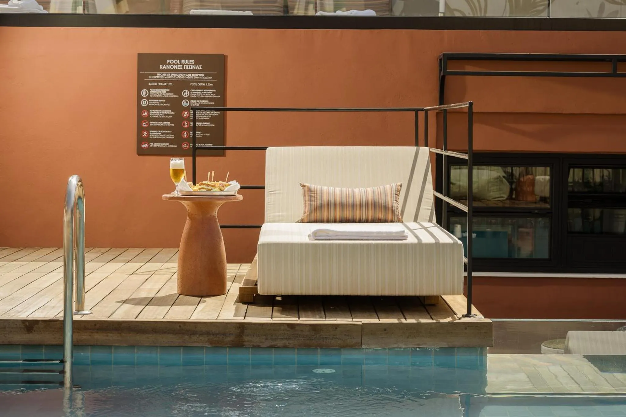 Swimming pool in Brown Spices Psiri, a member of Brown Hotels