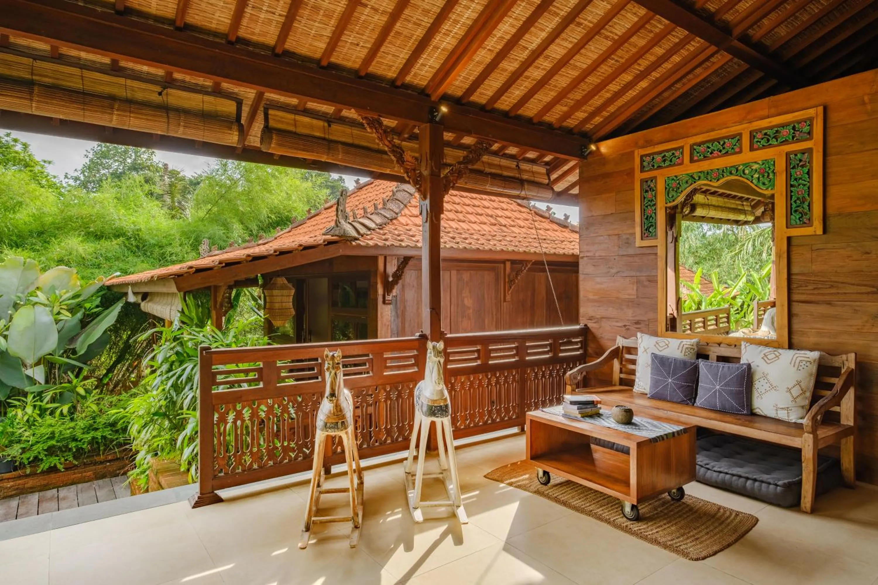 Living room in Villa Asrava Ubud