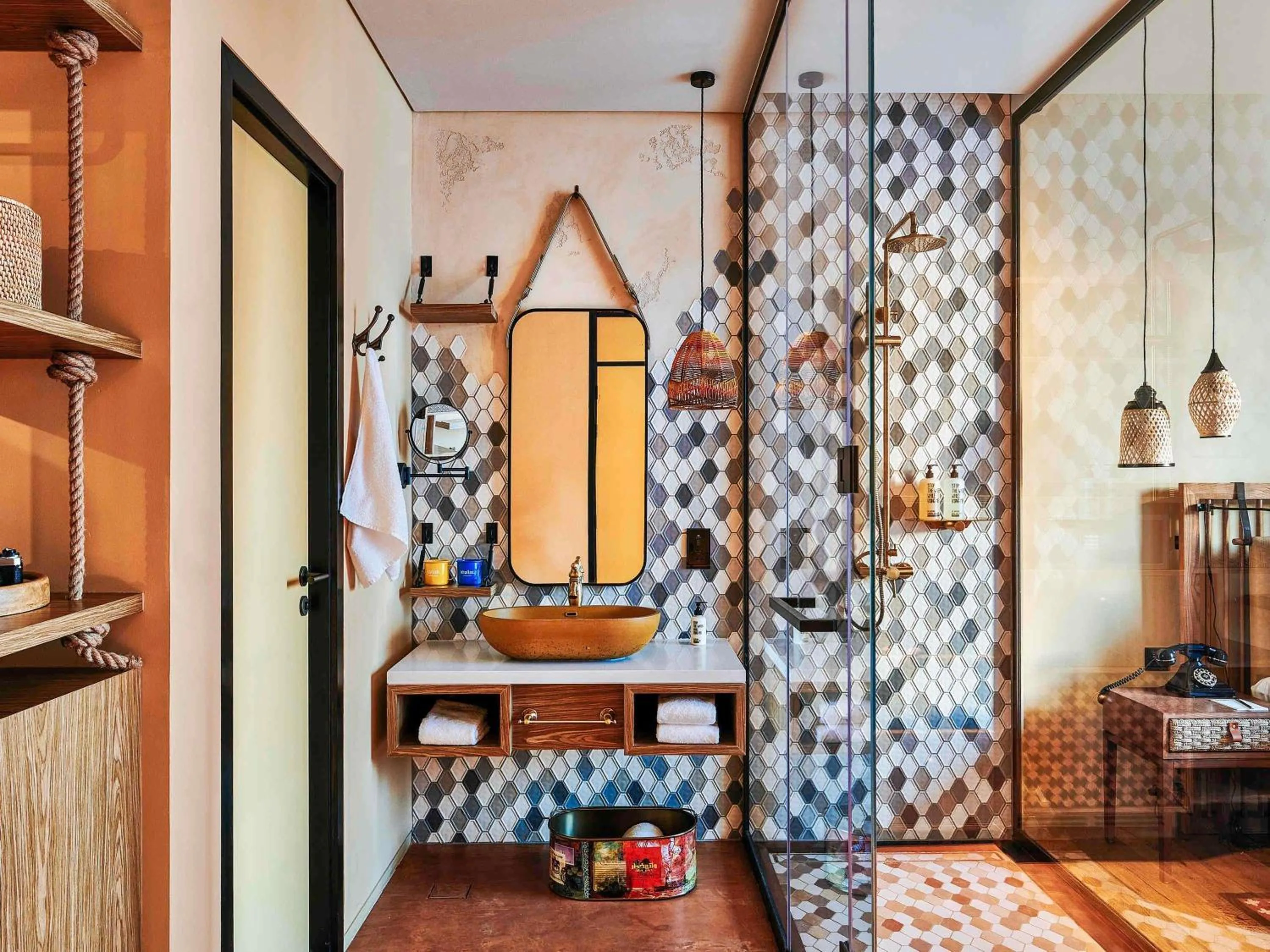 Bedroom in 25hours Hotel Dubai One Central