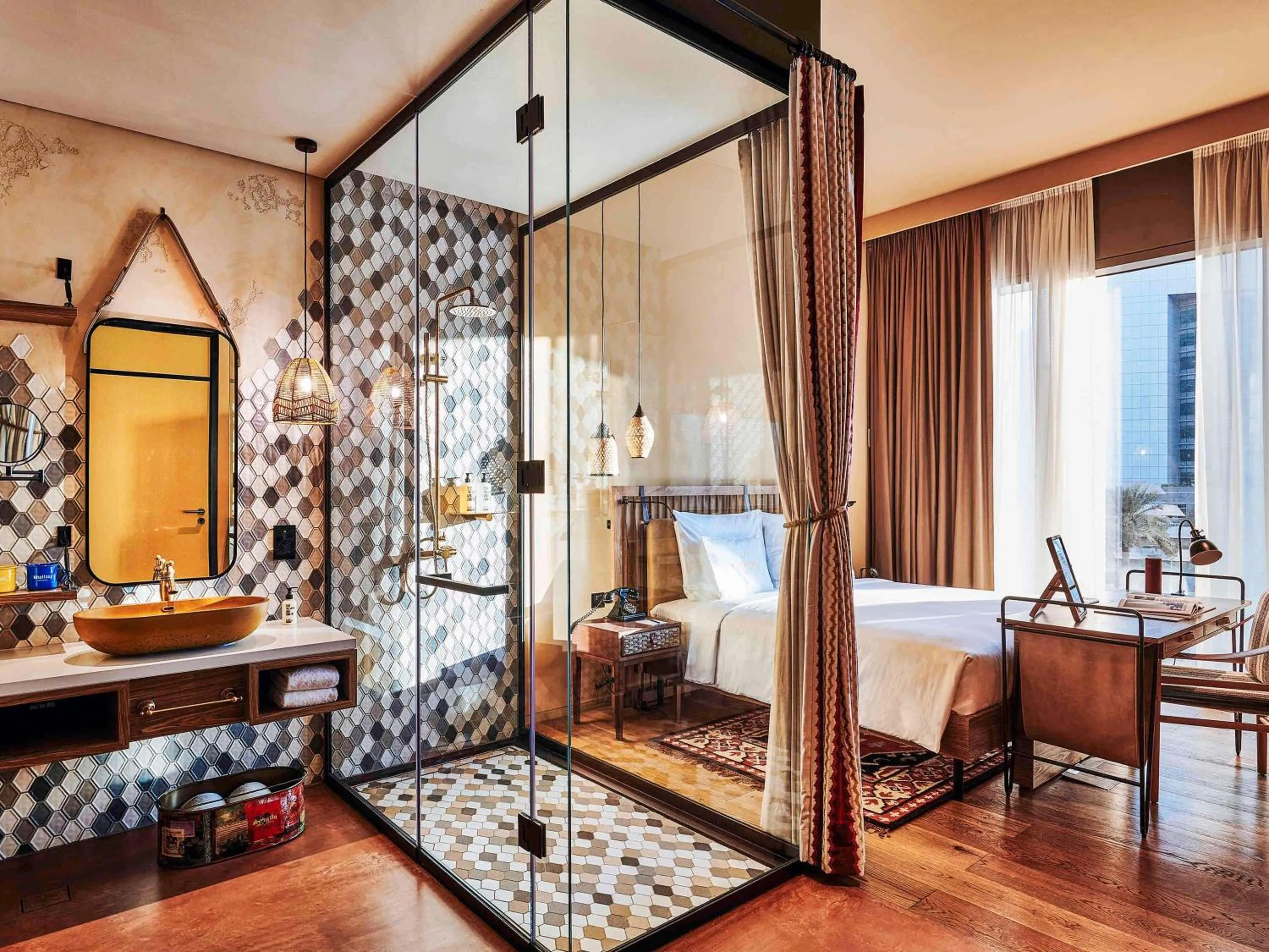 Bedroom, Bed in 25hours Hotel Dubai One Central