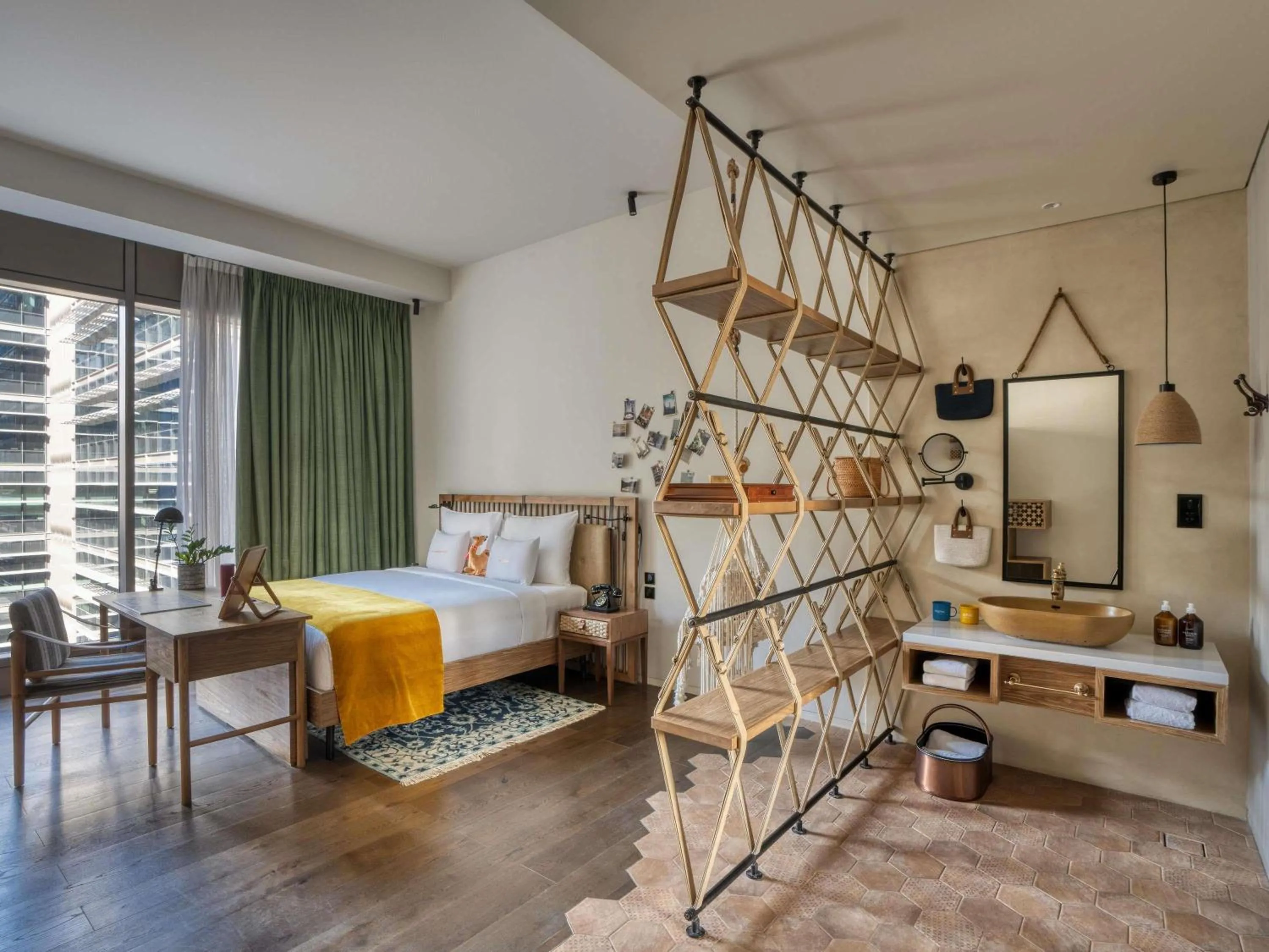 Bedroom, Bed in 25hours Hotel Dubai One Central