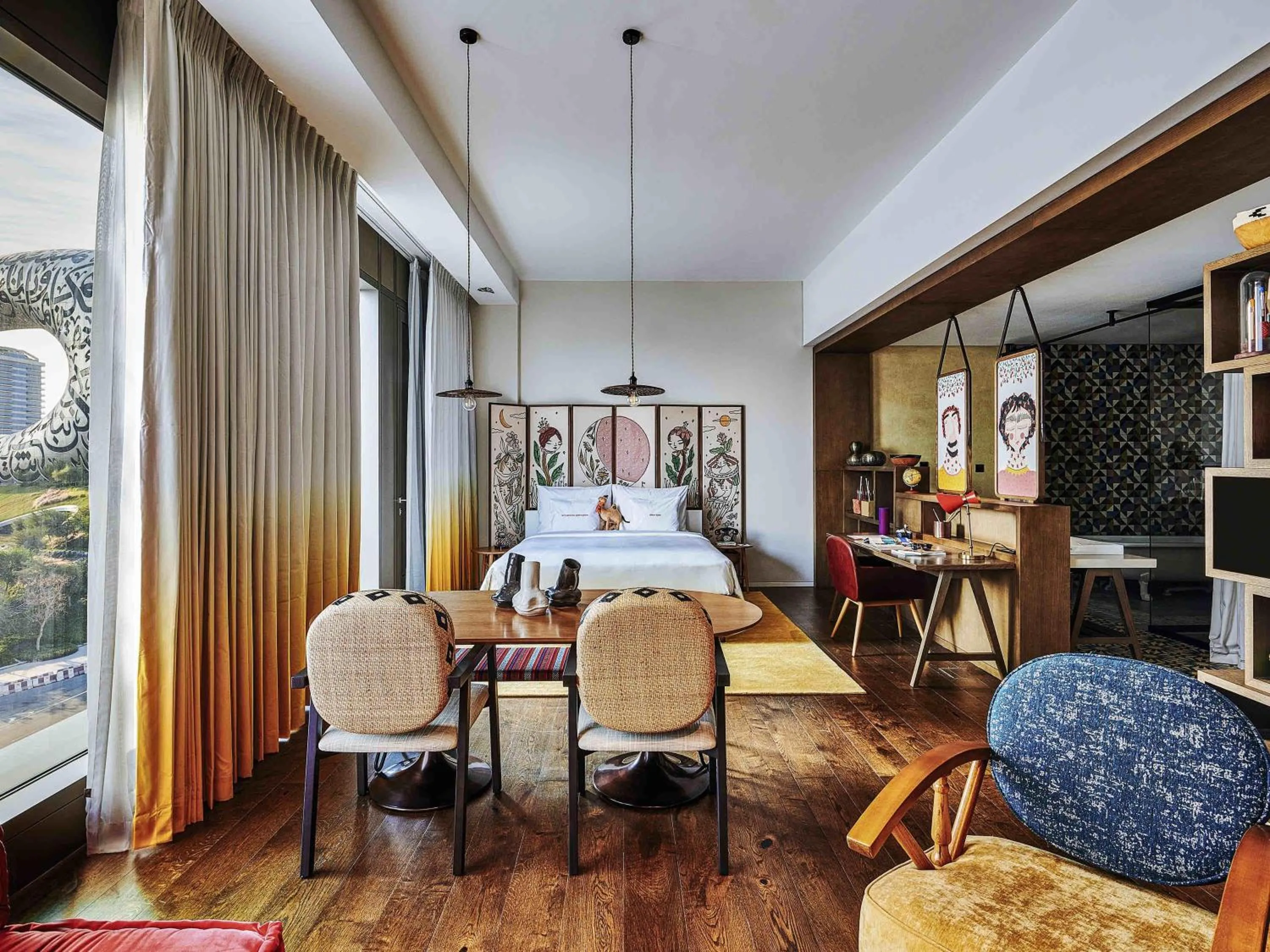 Property building in 25hours Hotel Dubai One Central