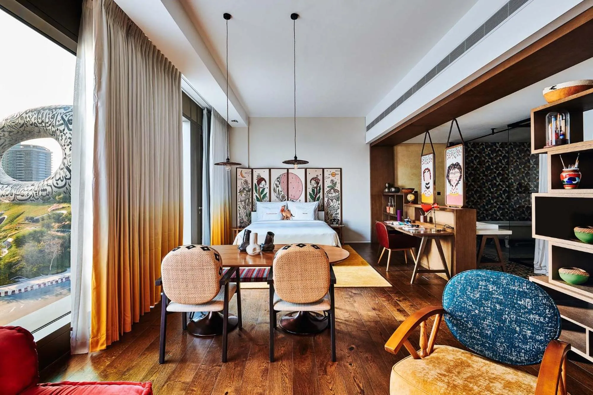 Bedroom, Bed in 25hours Hotel Dubai One Central