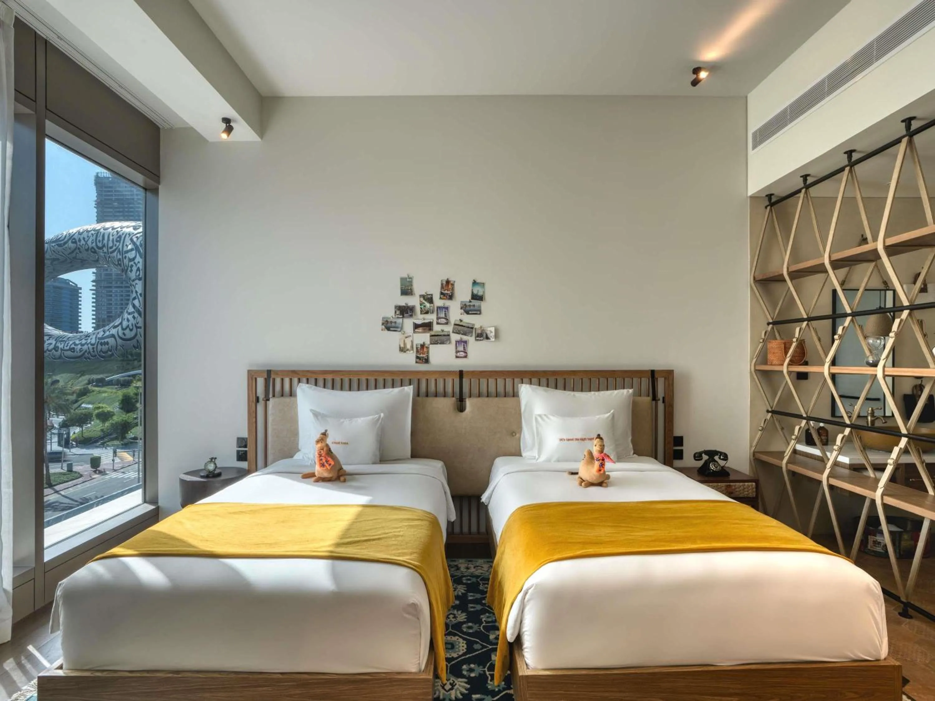 Bedroom, Bed in 25hours Hotel Dubai One Central