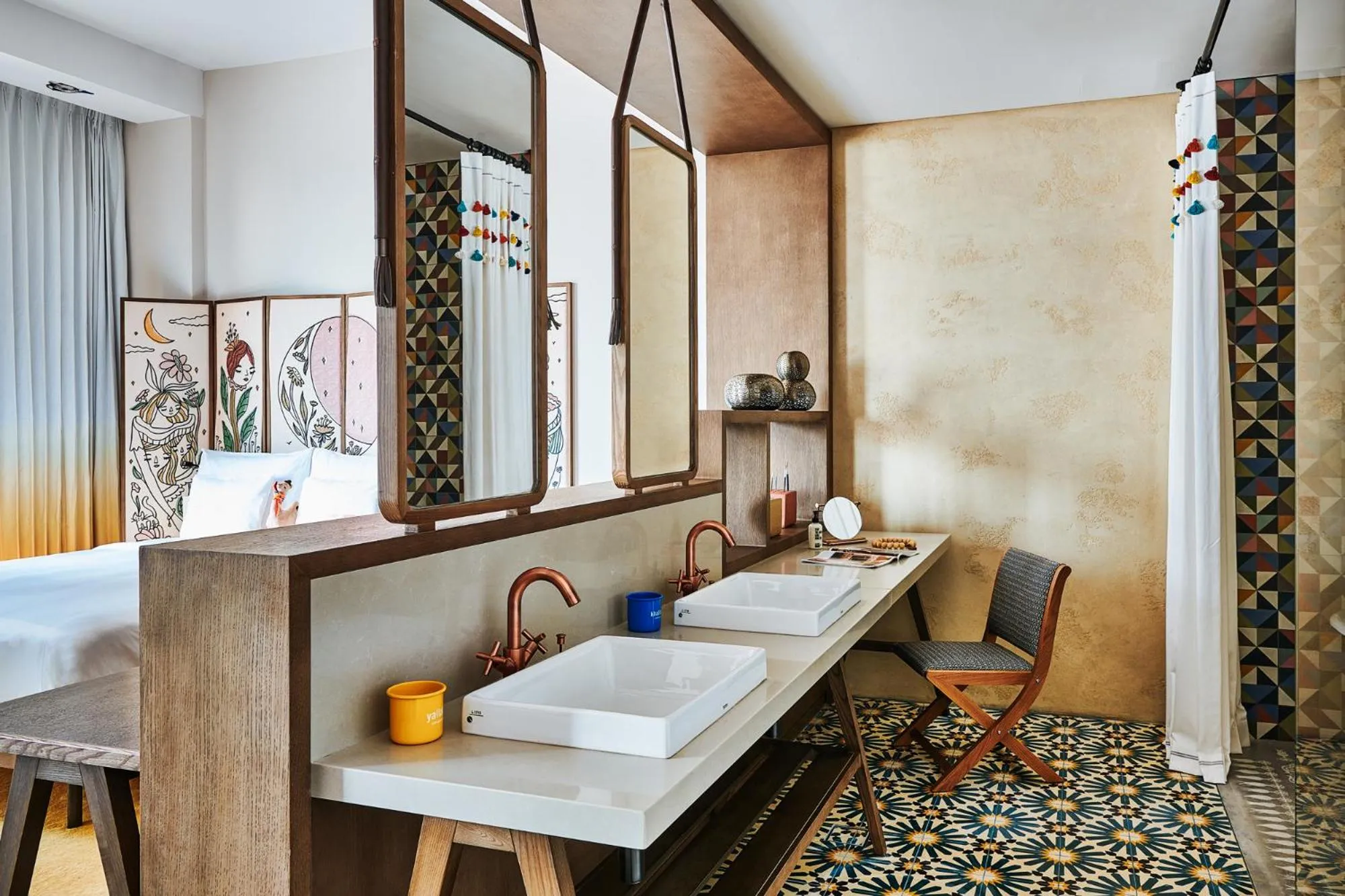 Bathroom in 25hours Hotel Dubai One Central