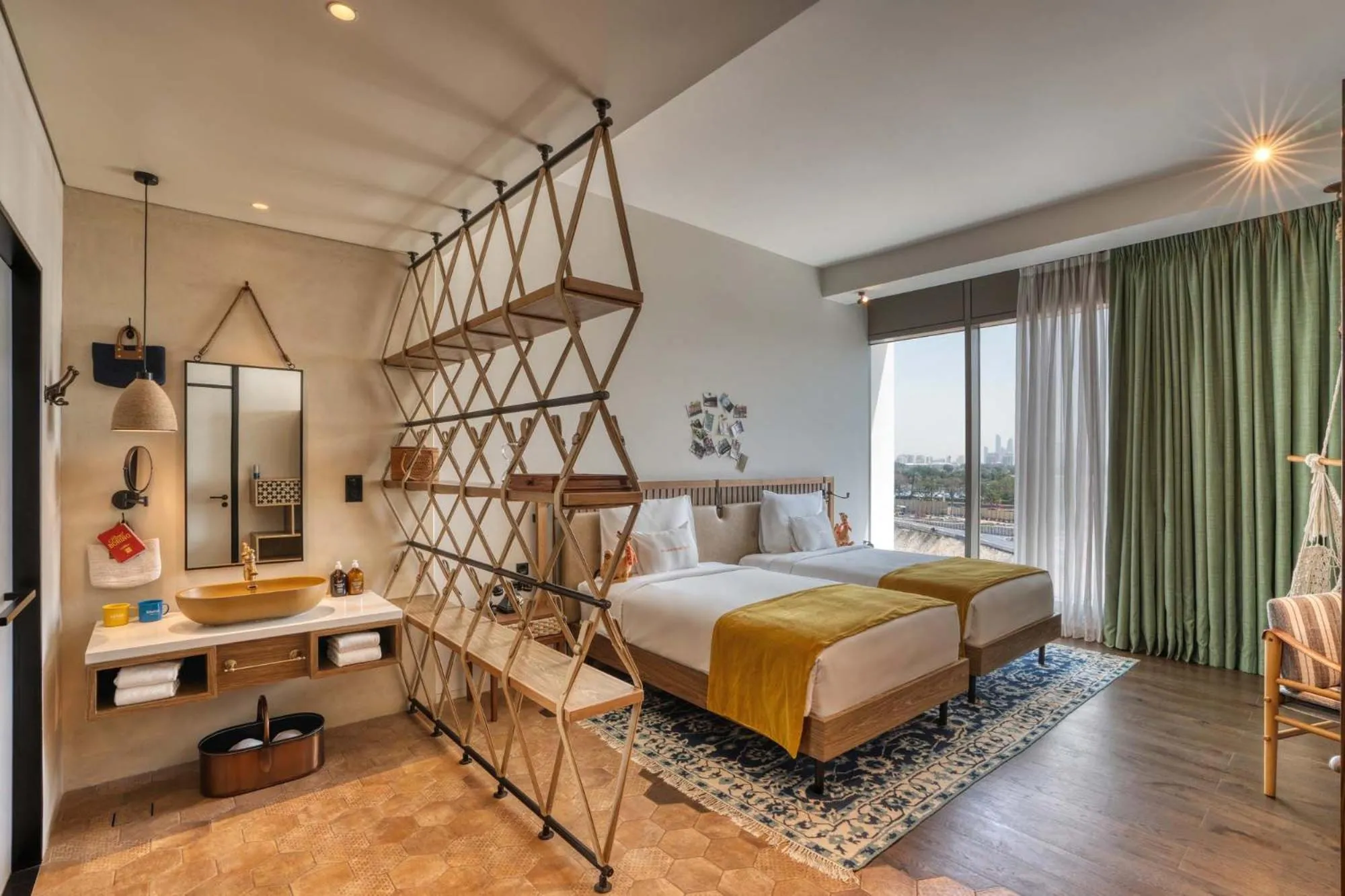 Bedroom, Bed in 25hours Hotel Dubai One Central