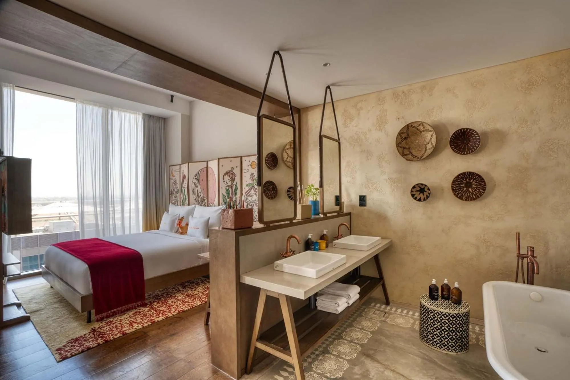 Bathroom in 25hours Hotel Dubai One Central