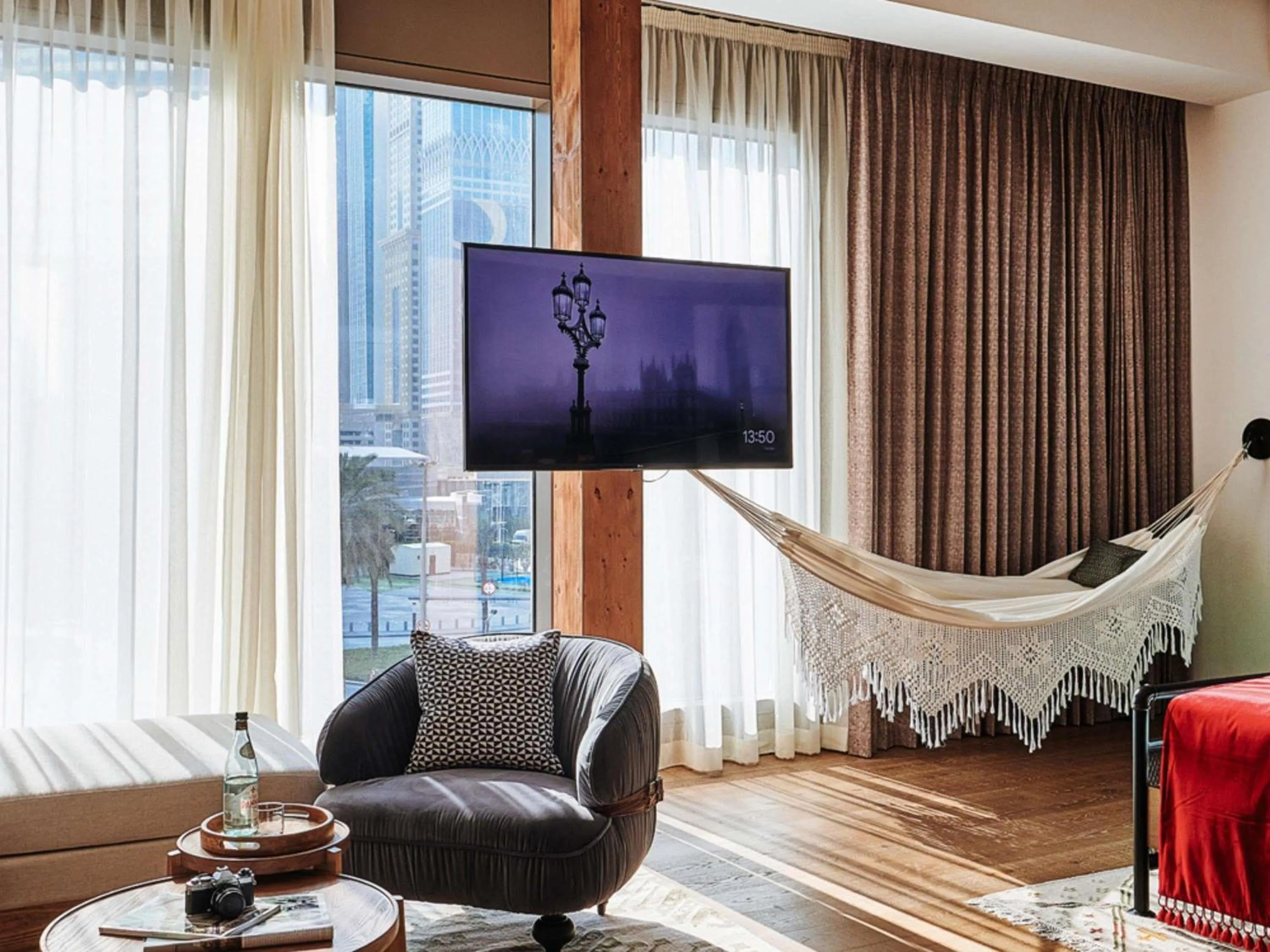 Photo of the whole room in 25hours Hotel Dubai One Central