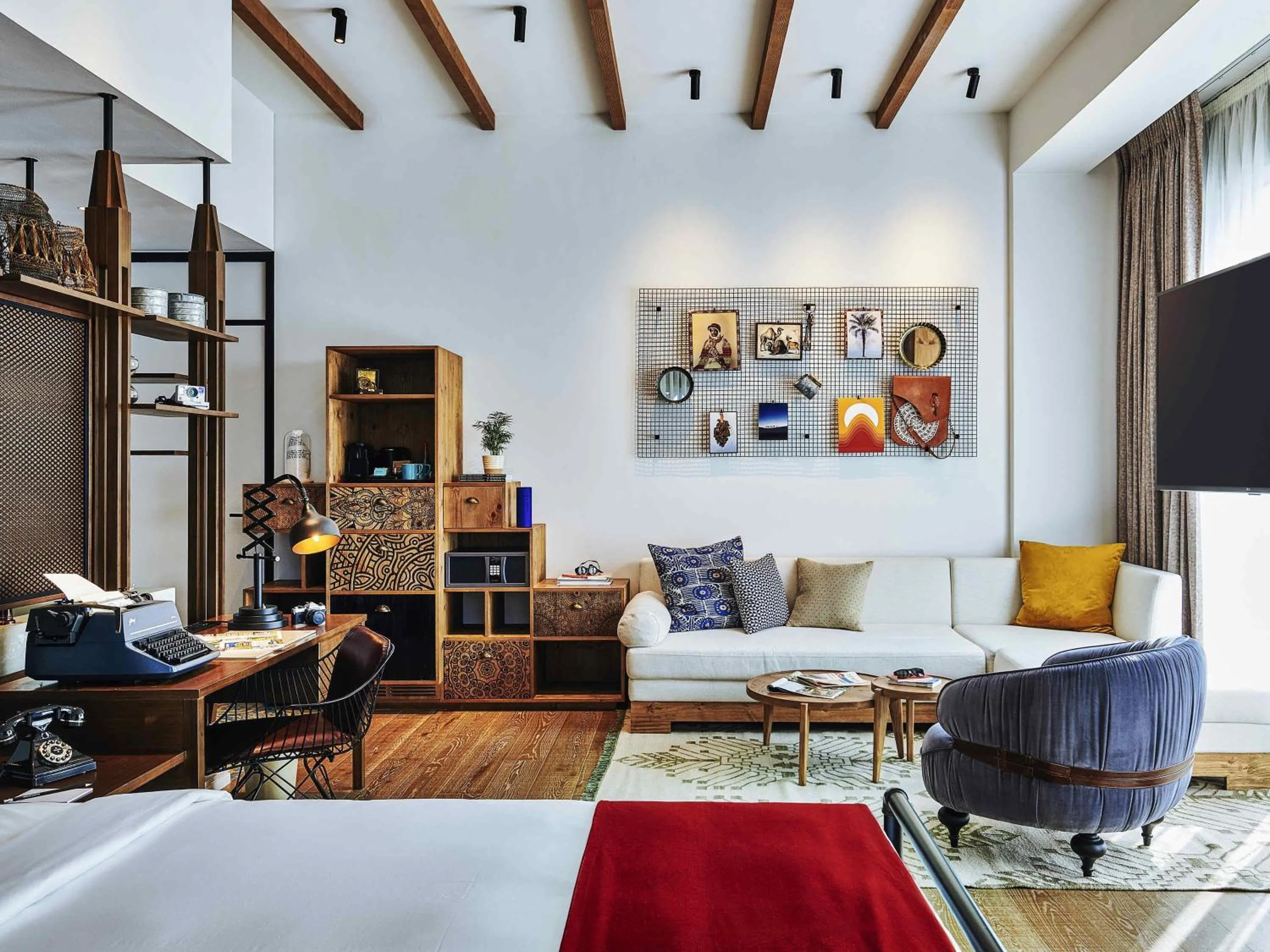 Bedroom in 25hours Hotel Dubai One Central