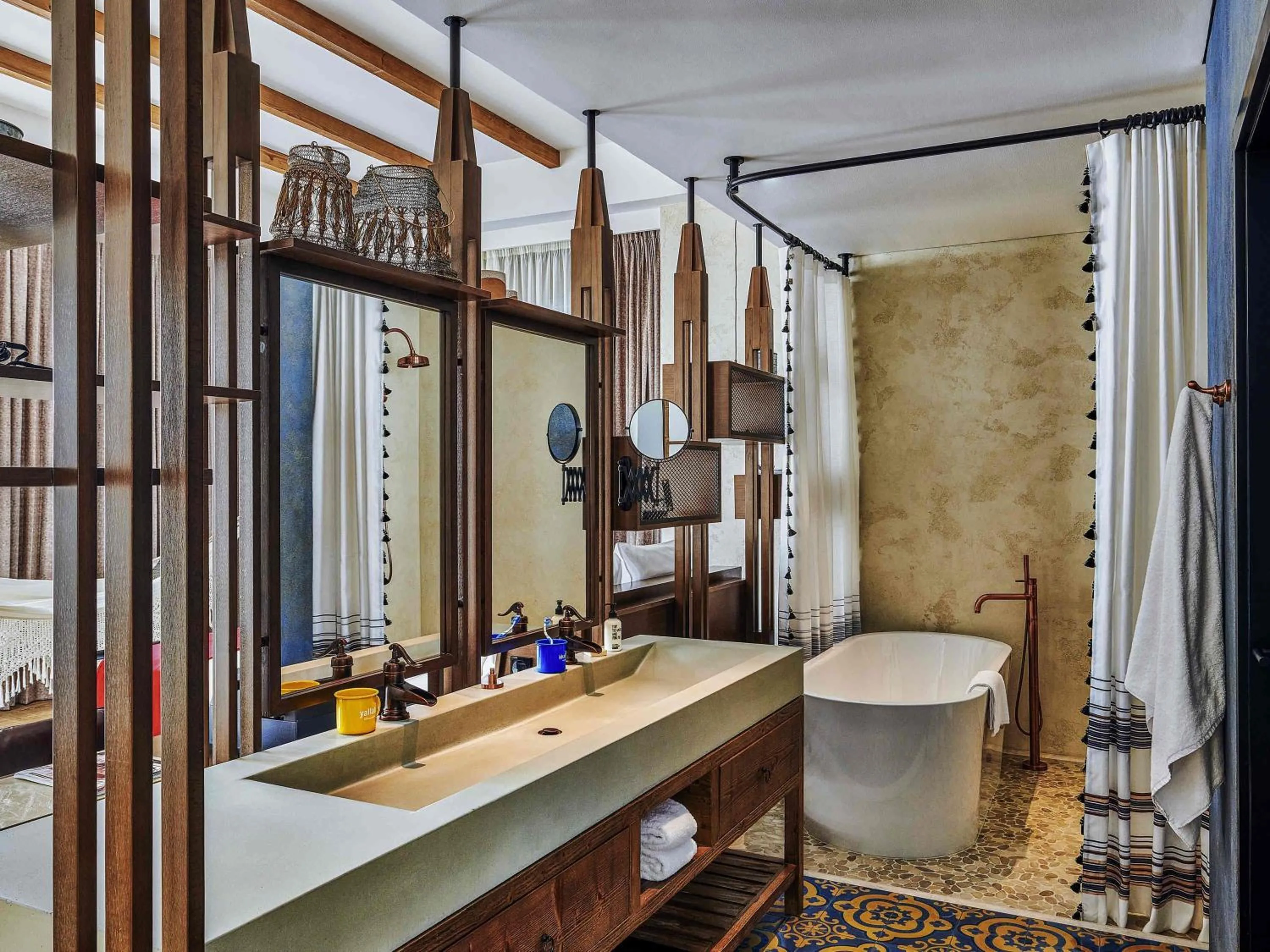 Bedroom in 25hours Hotel Dubai One Central