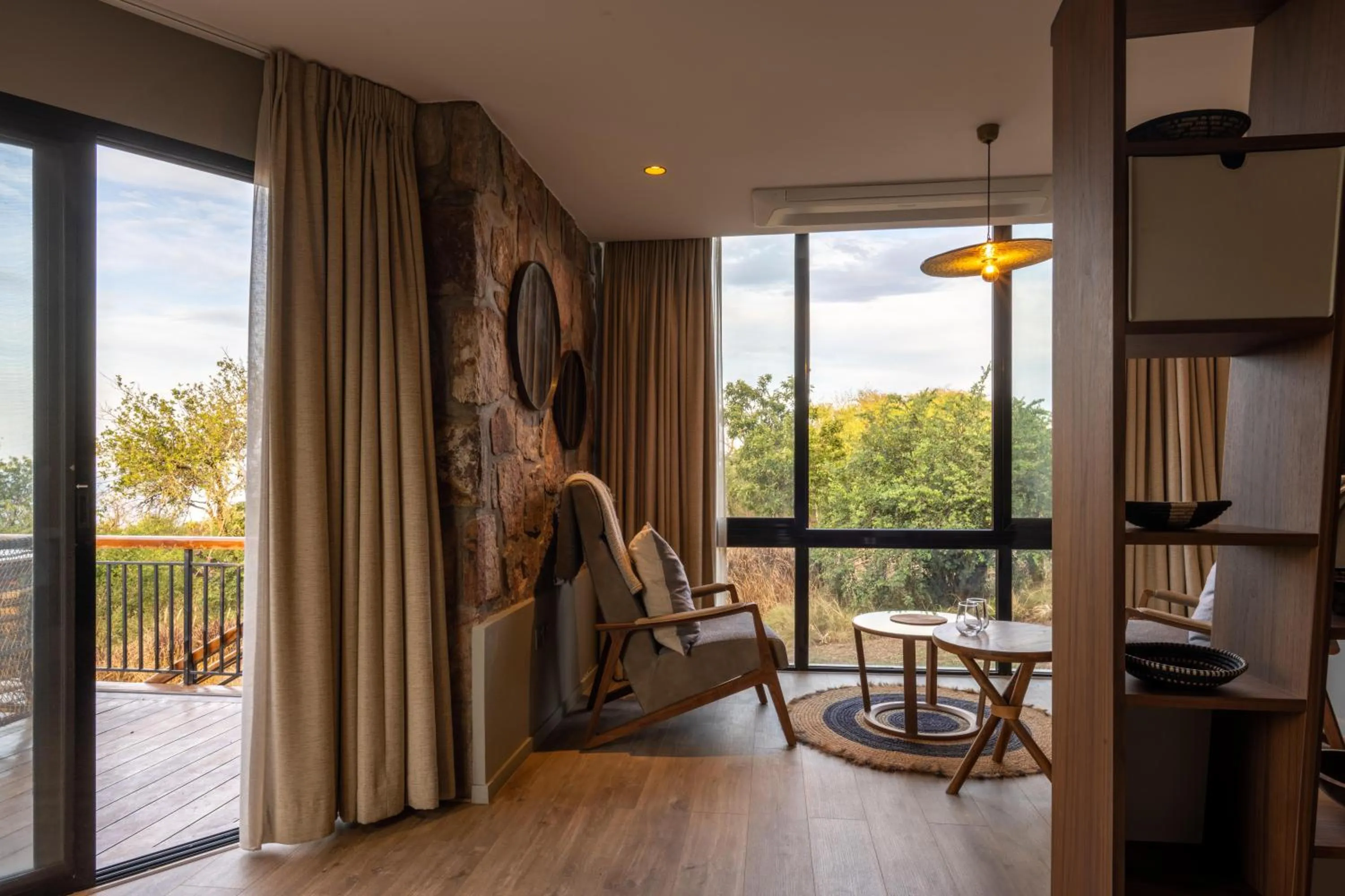 Seating area in Mantis Akagera Game Lodge
