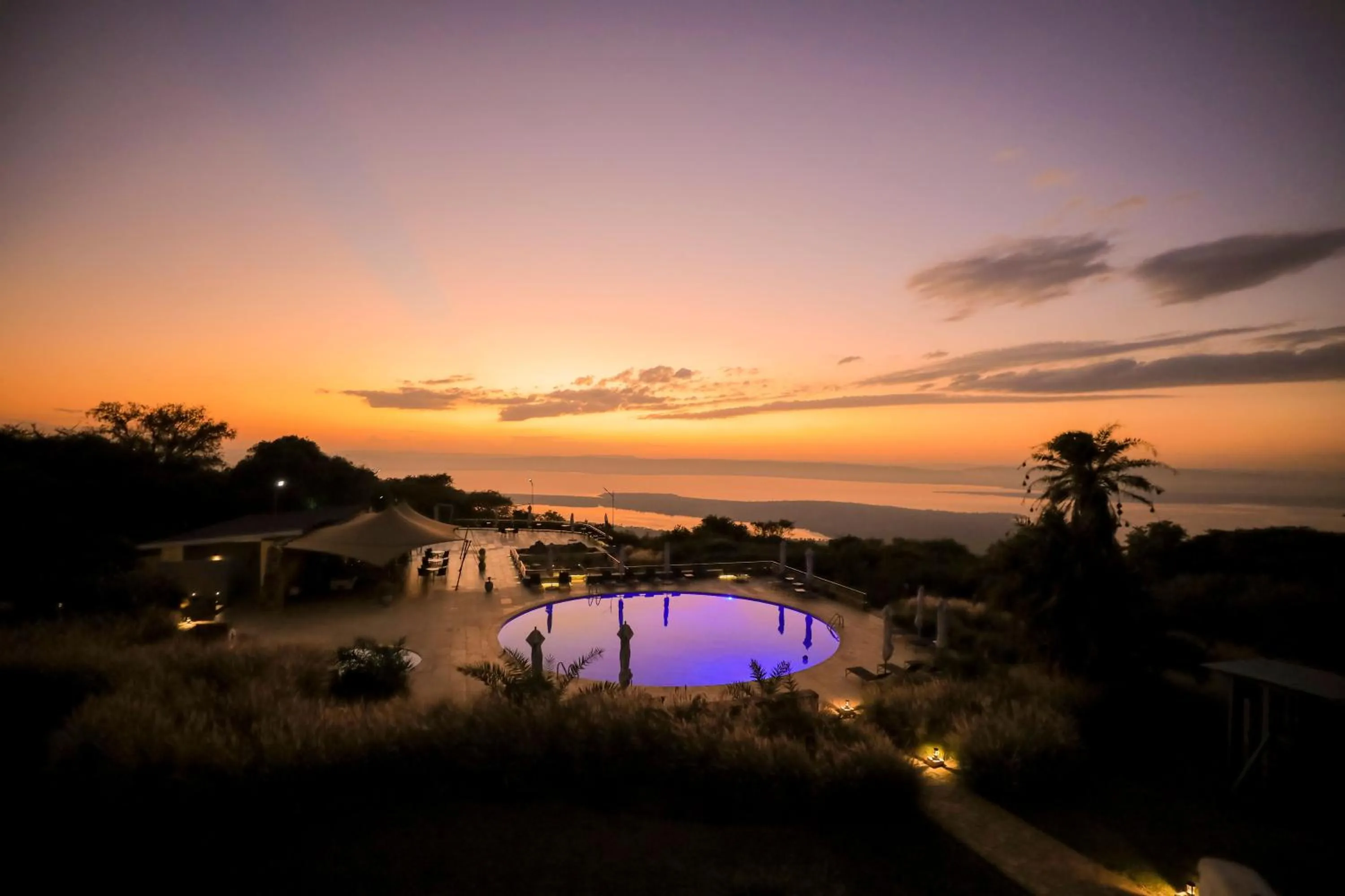 Sunrise in Mantis Akagera Game Lodge