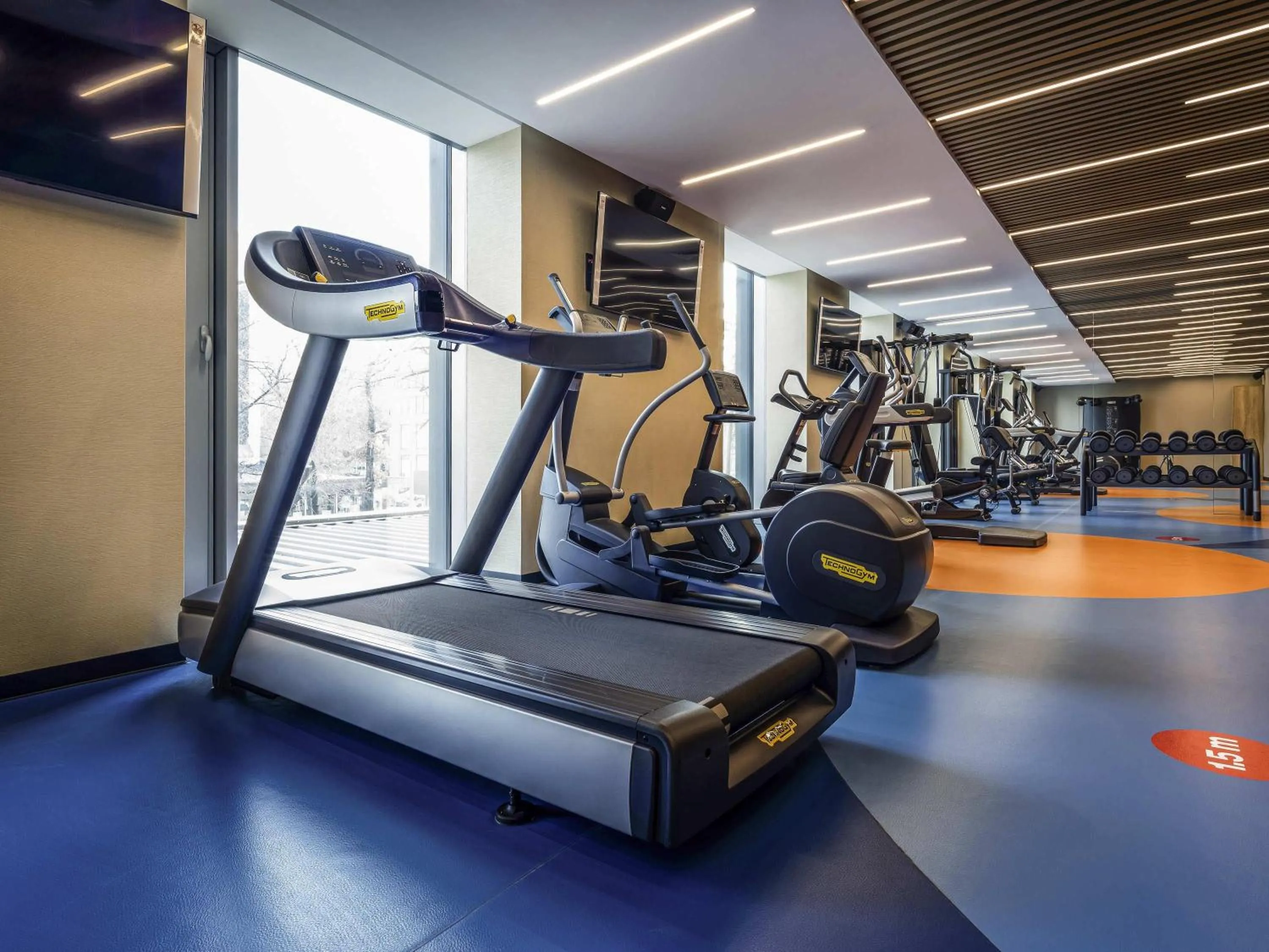 Fitness centre/facilities in Novotel Living Almaty Jetisu