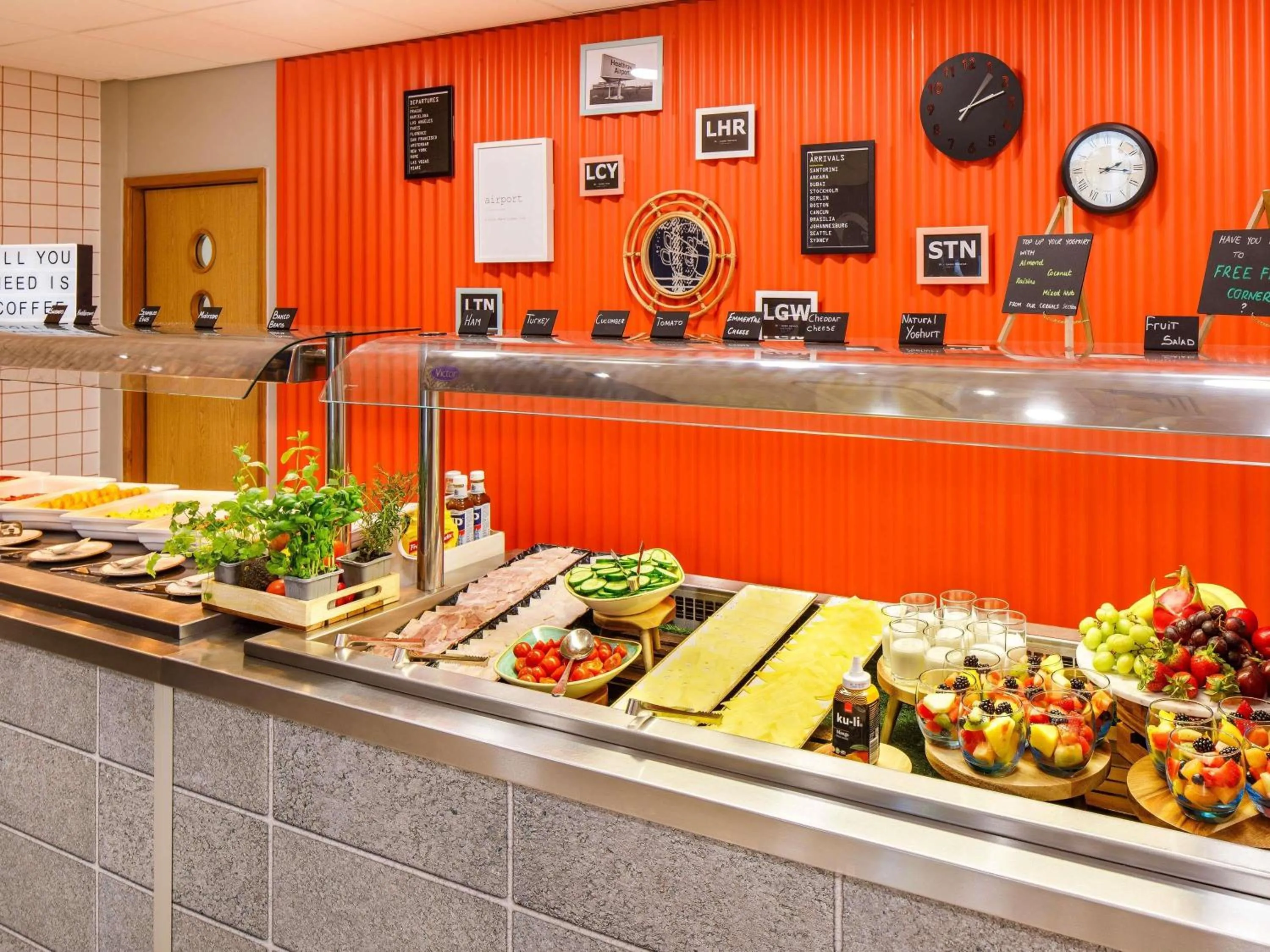 Breakfast in ibis budget London Heathrow Central