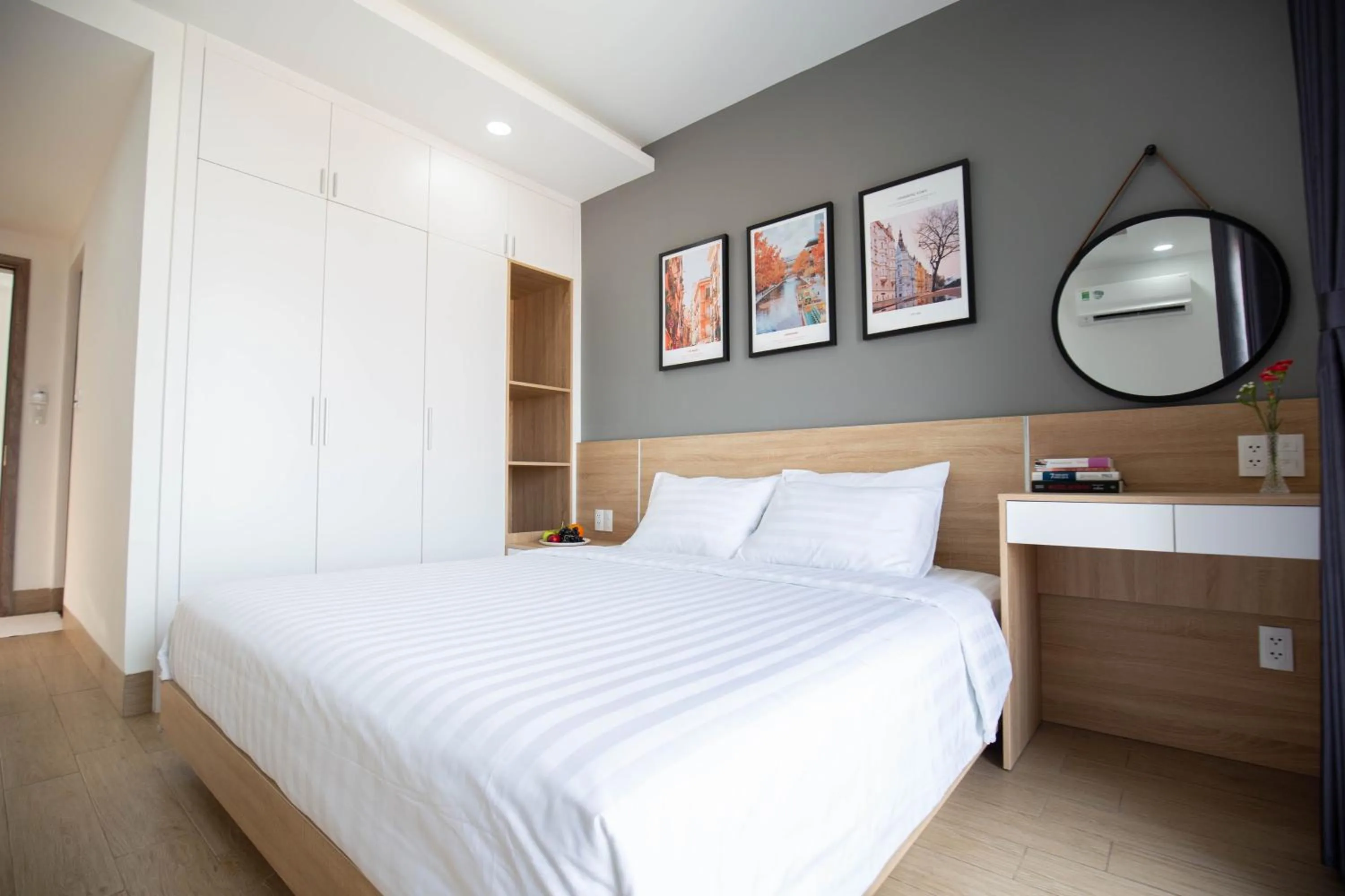 Bed in TDMAISON Hotel & Apartment