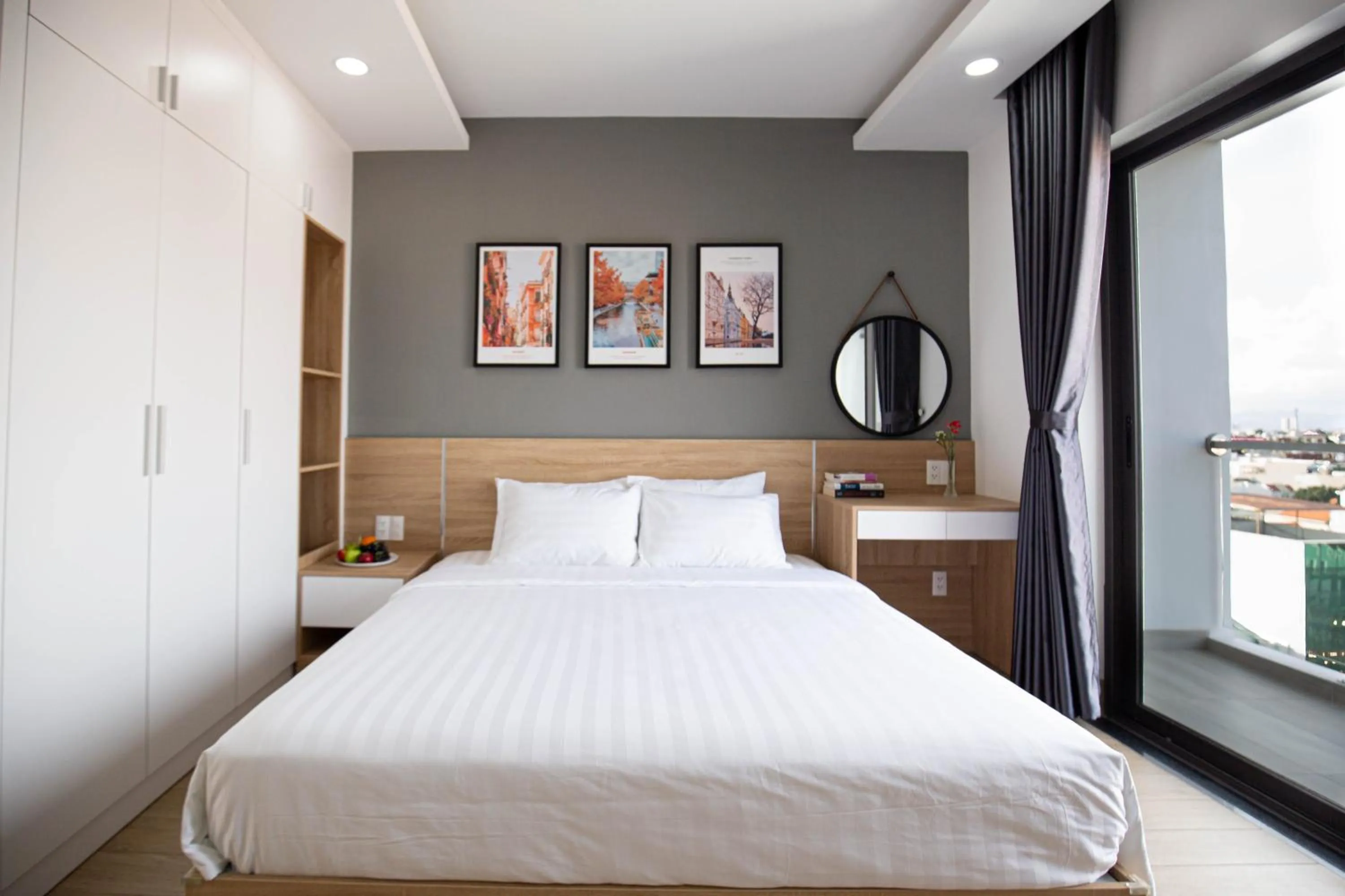 Bed in TDMAISON Hotel & Apartment