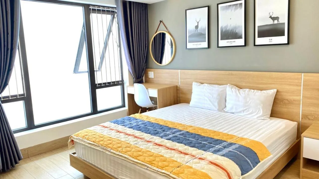 Bed in TDMAISON Hotel & Apartment