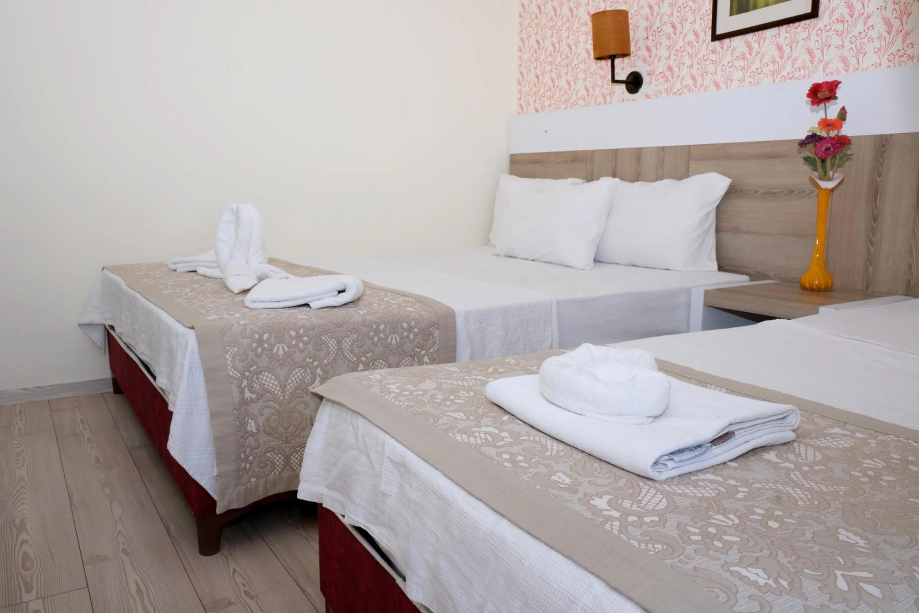 Bed in Beldibi Beach Hotel
