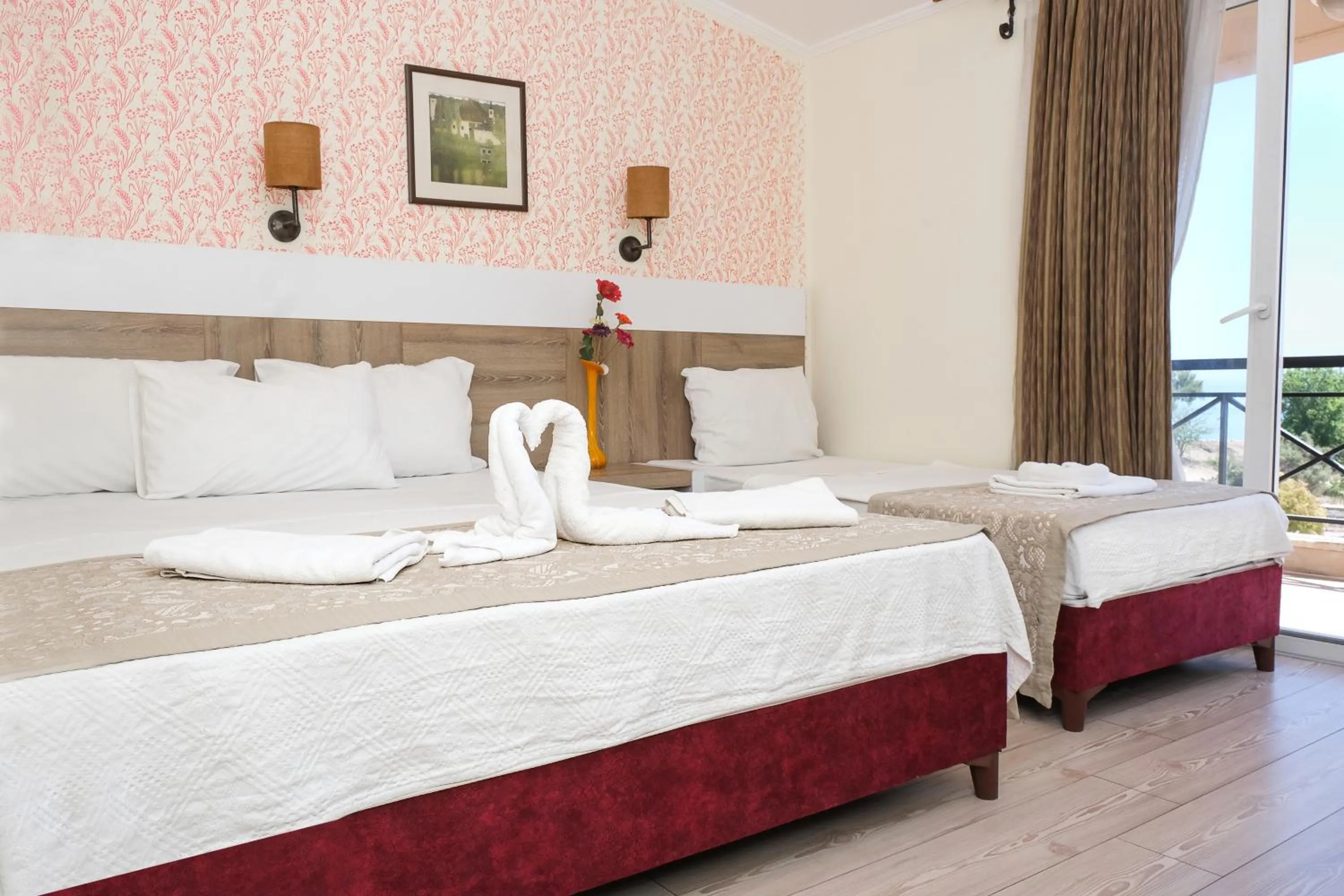 Bed in Beldibi Beach Hotel