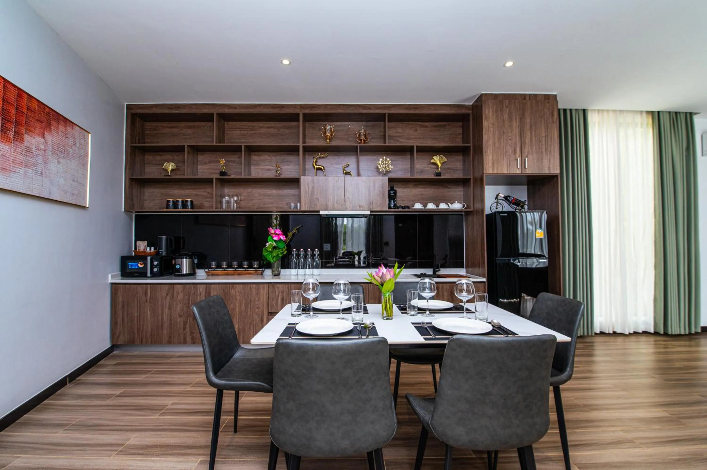 Kitchen or kitchenette in Good Time Relax Resort