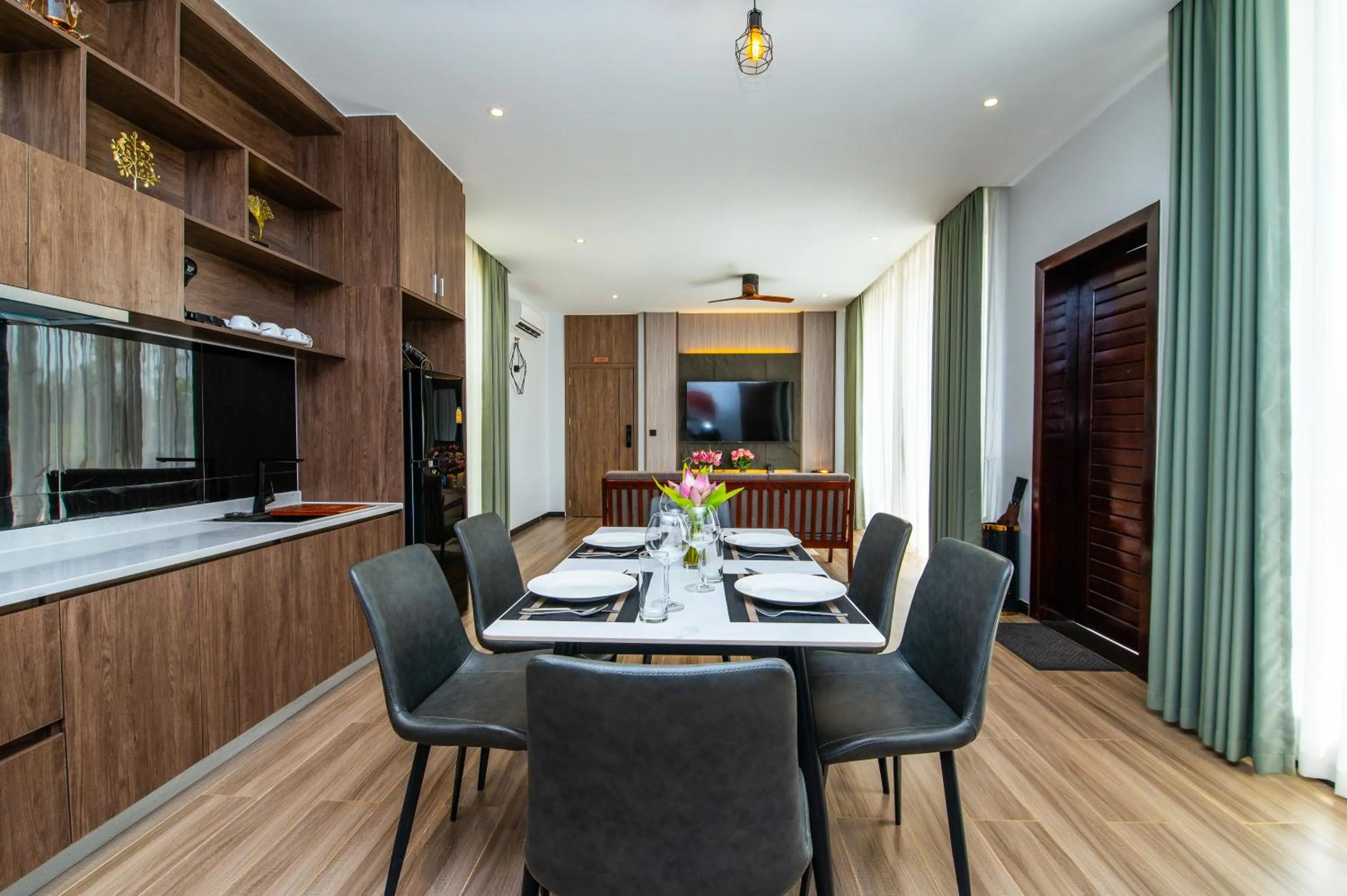 Kitchen or kitchenette in Good Time Relax Resort