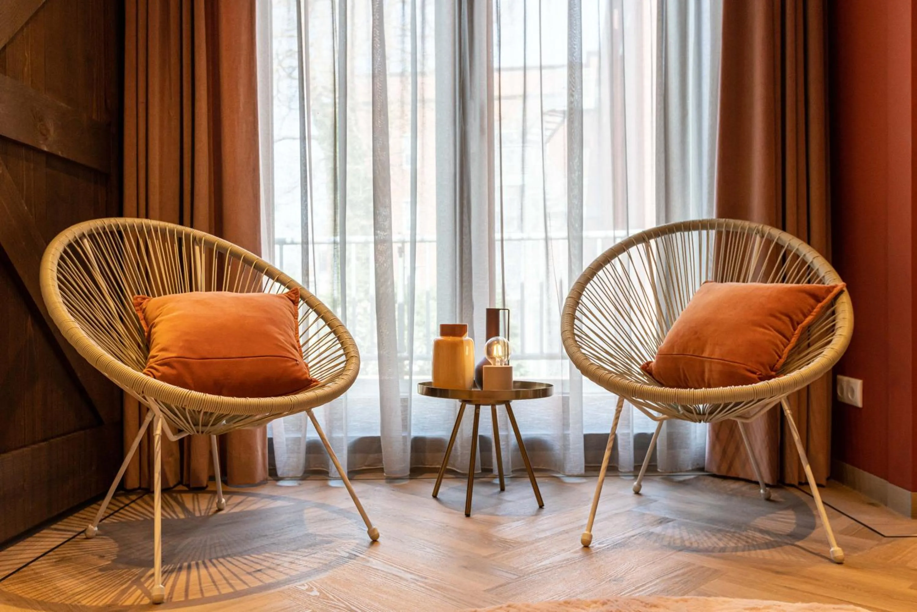 Seating area in Boutiquehotel Dokkum