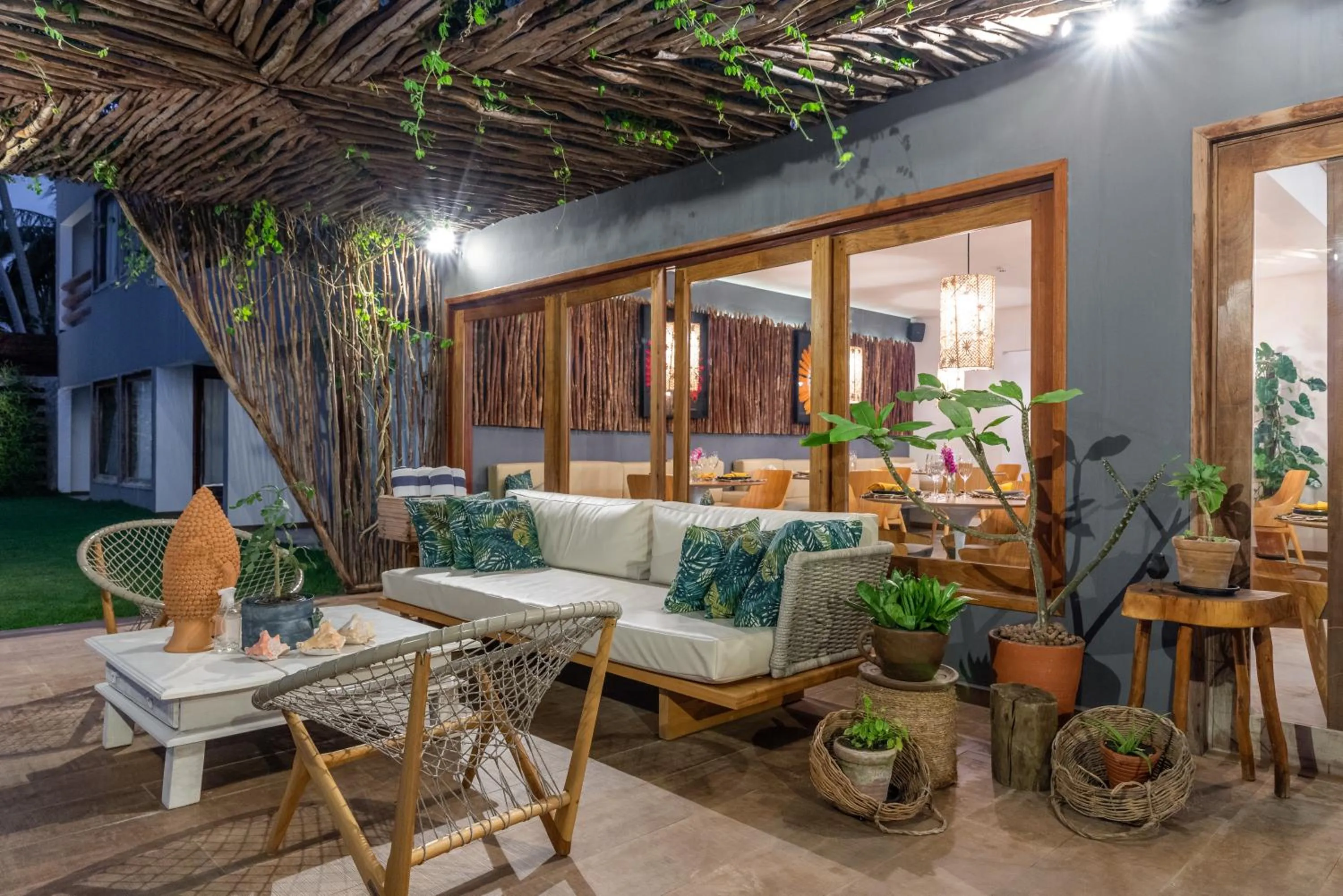 Restaurant/places to eat in Villa Pantai Boutique Hotel Maragogi