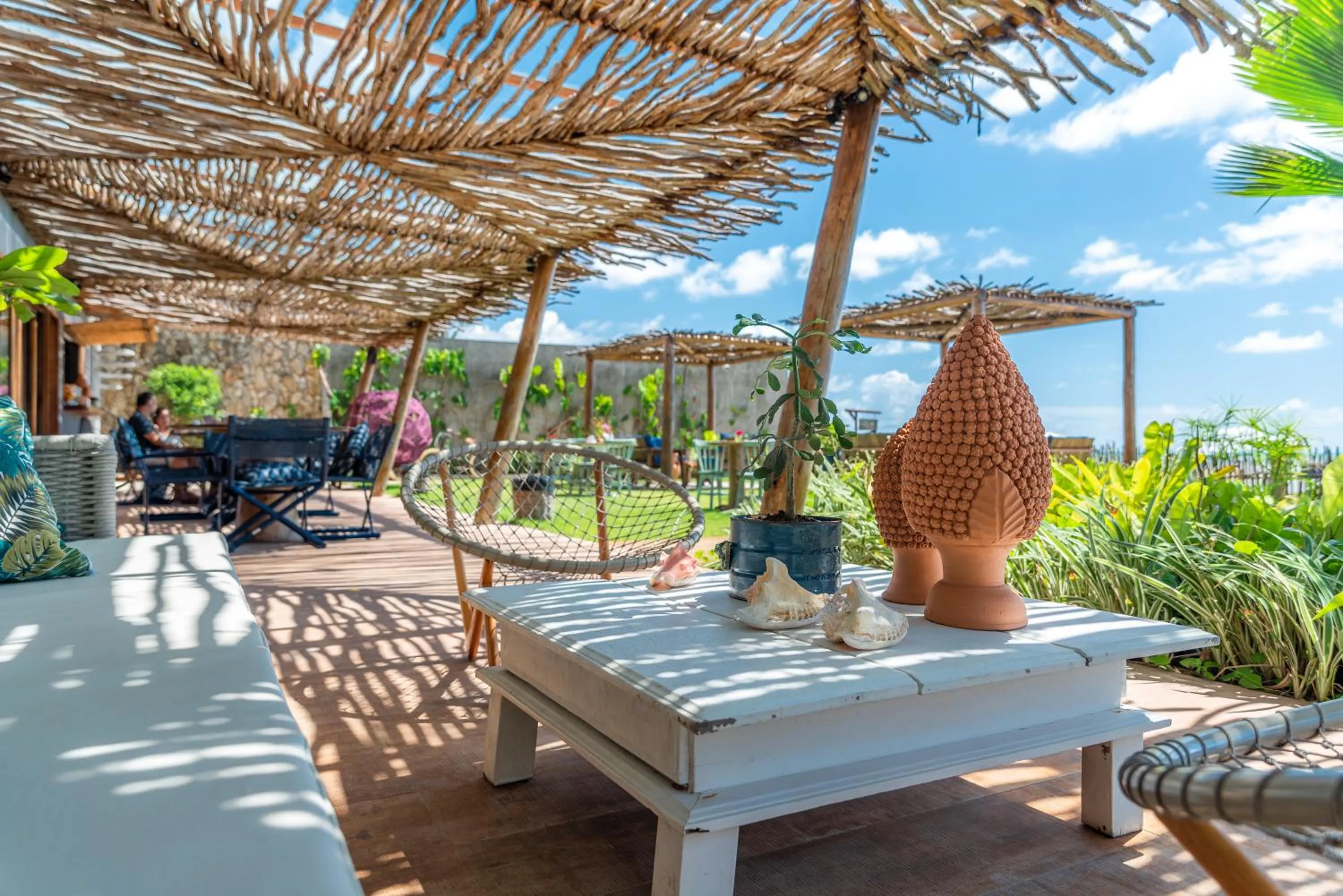 Patio in Villa Pantai Boutique Hotel Maragogi