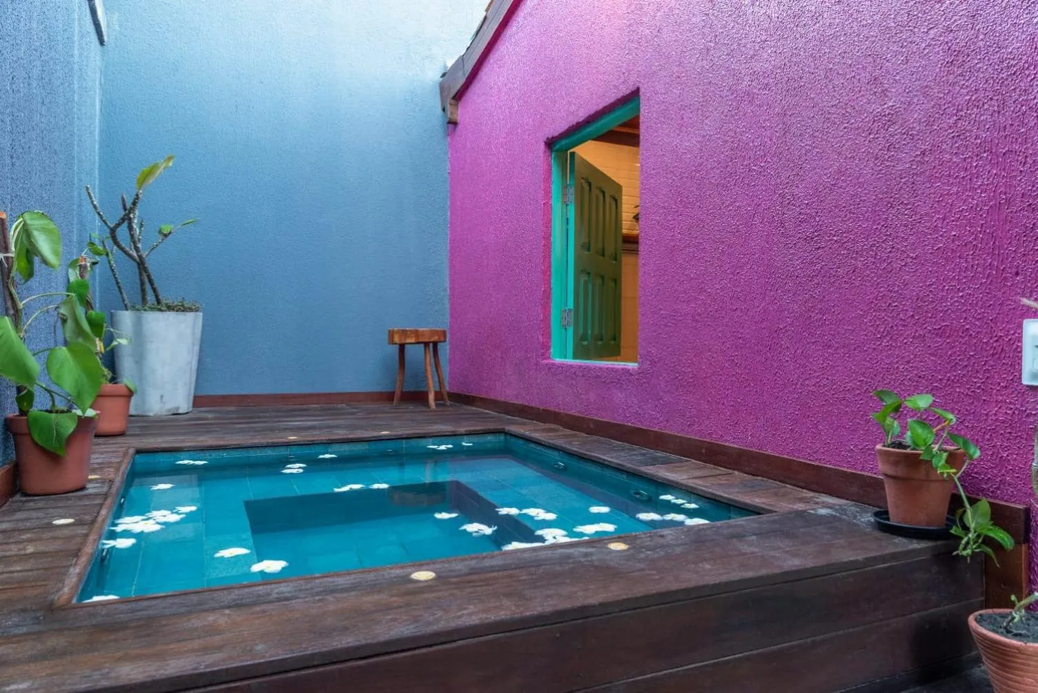 Hot Tub in Villa Pantai Boutique Hotel Maragogi