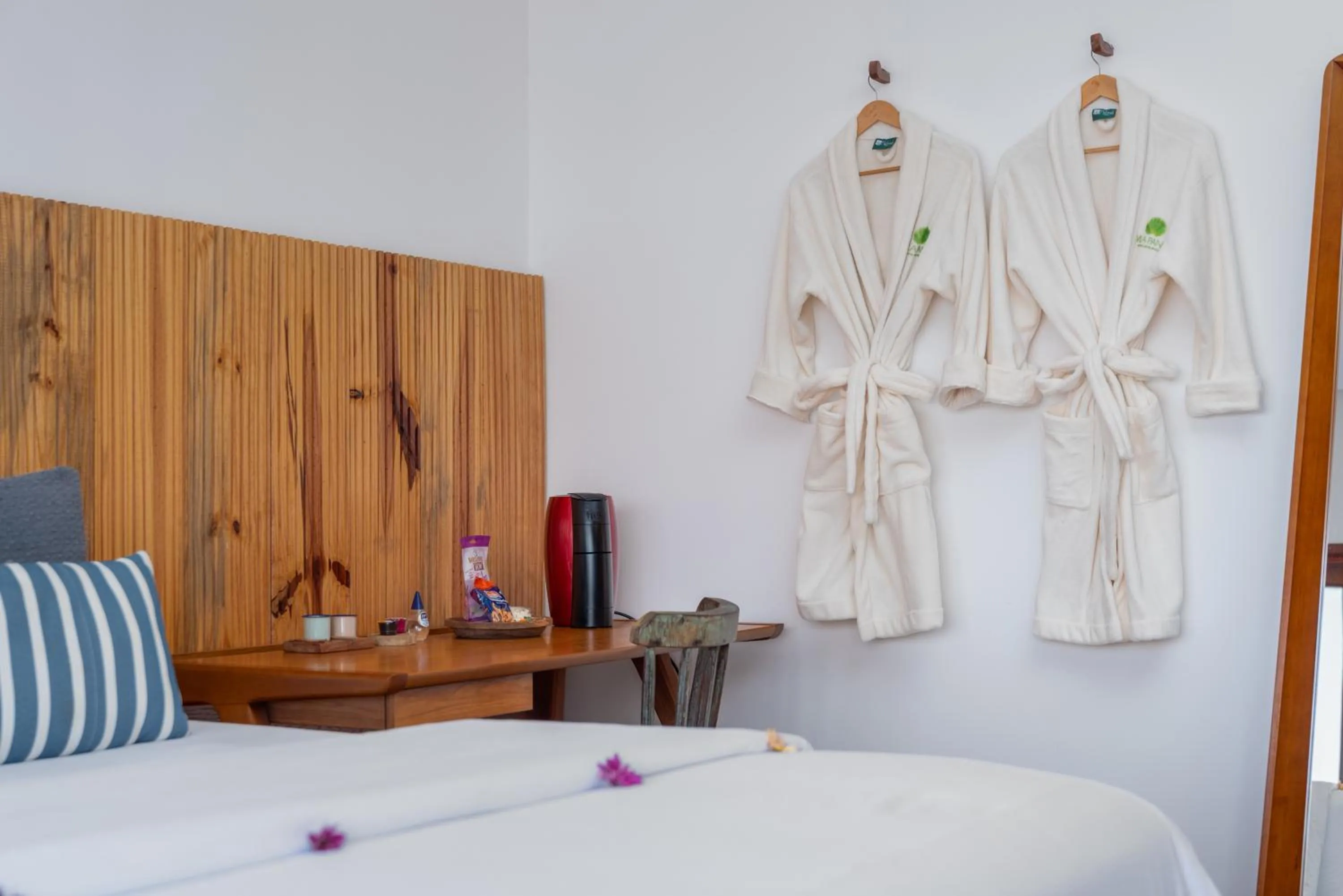 Bed in Villa Pantai Boutique Hotel Maragogi