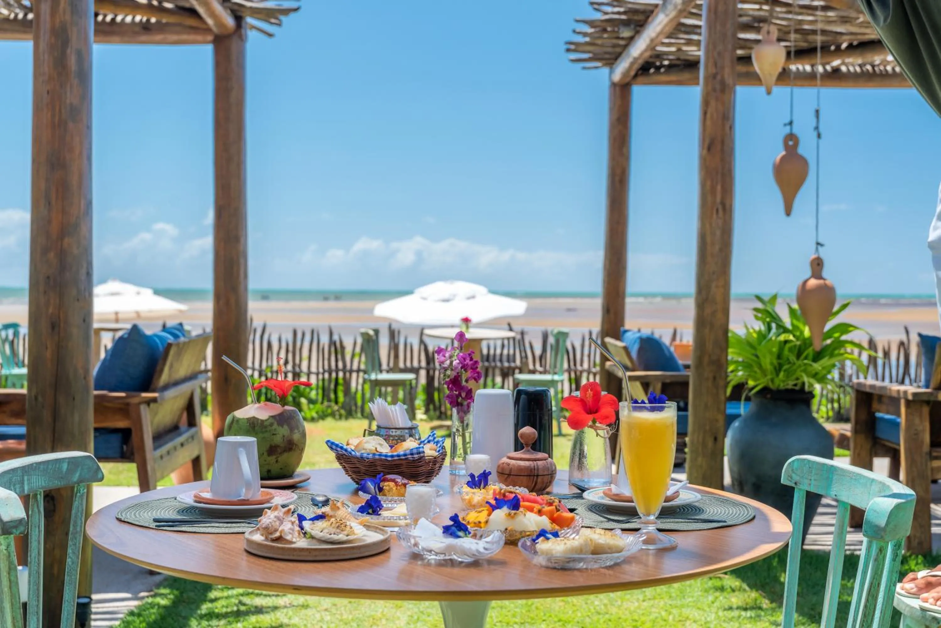 Patio in Villa Pantai Boutique Hotel Maragogi