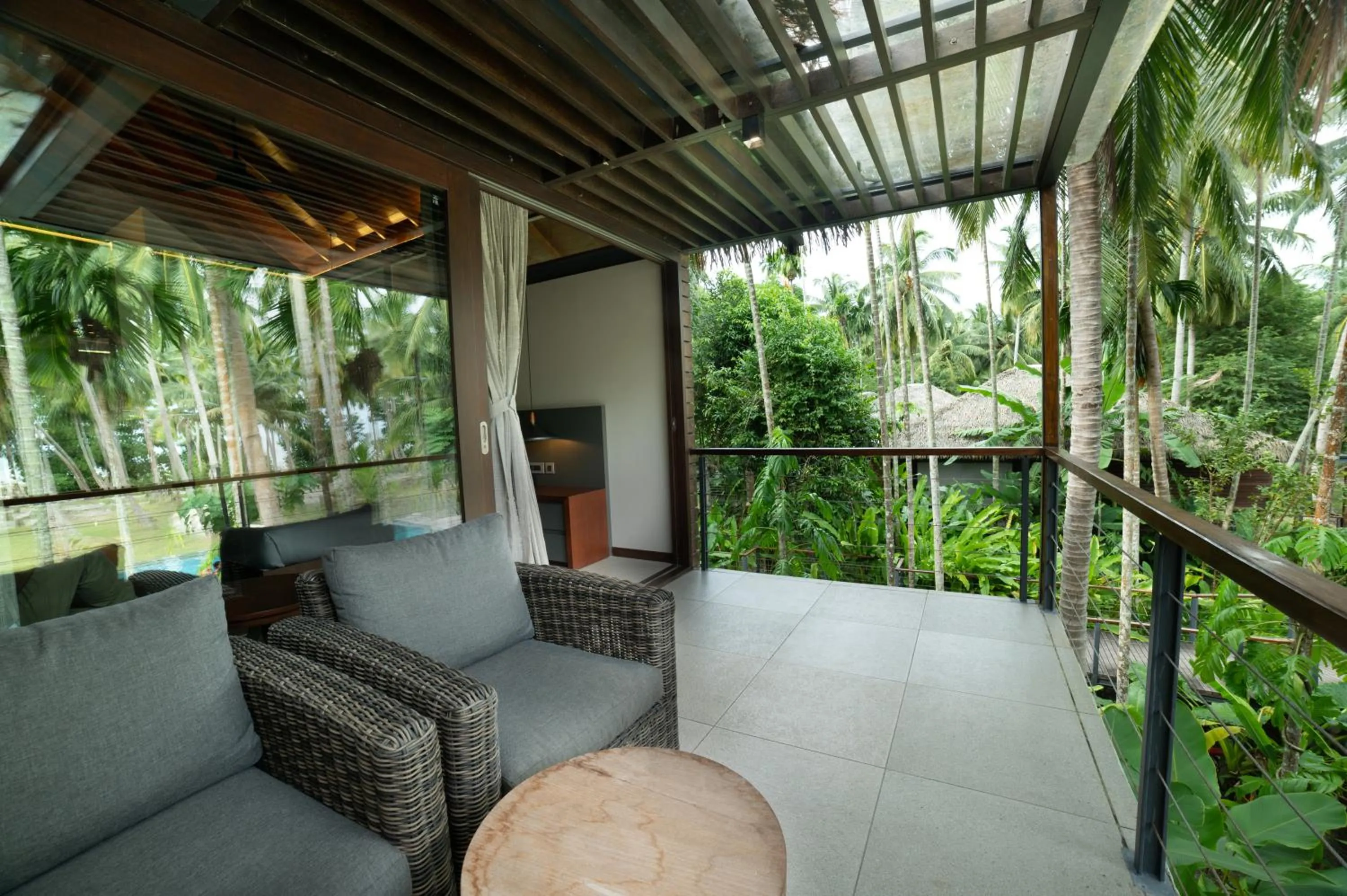 Garden view in Tilar Siro Andamans - A CGH Earth Experience