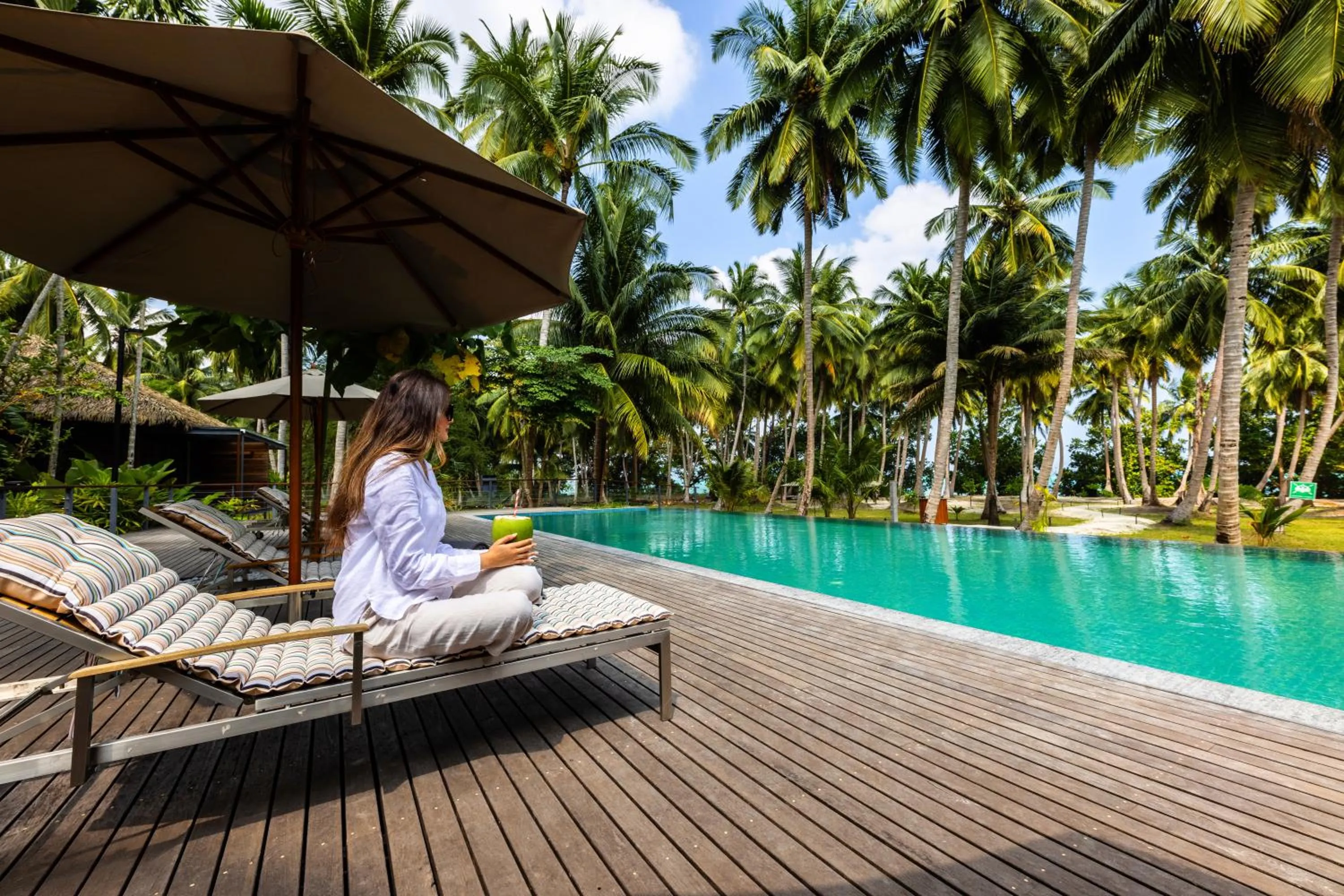 Swimming pool in Tilar Siro Andamans - A CGH Earth Experience