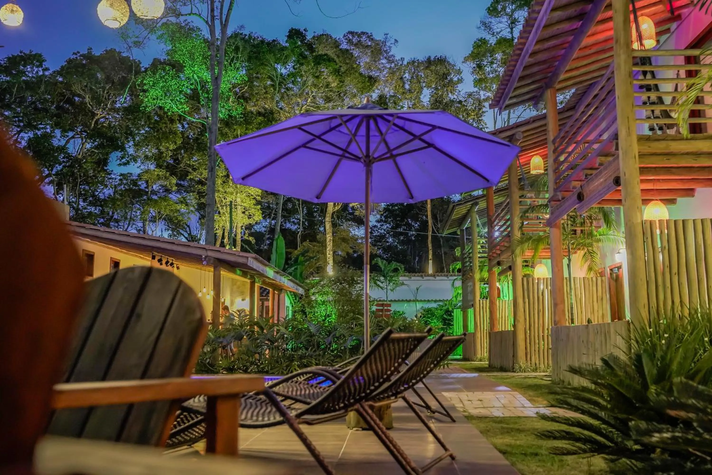 sunbed in Pousada Vila Mangaba