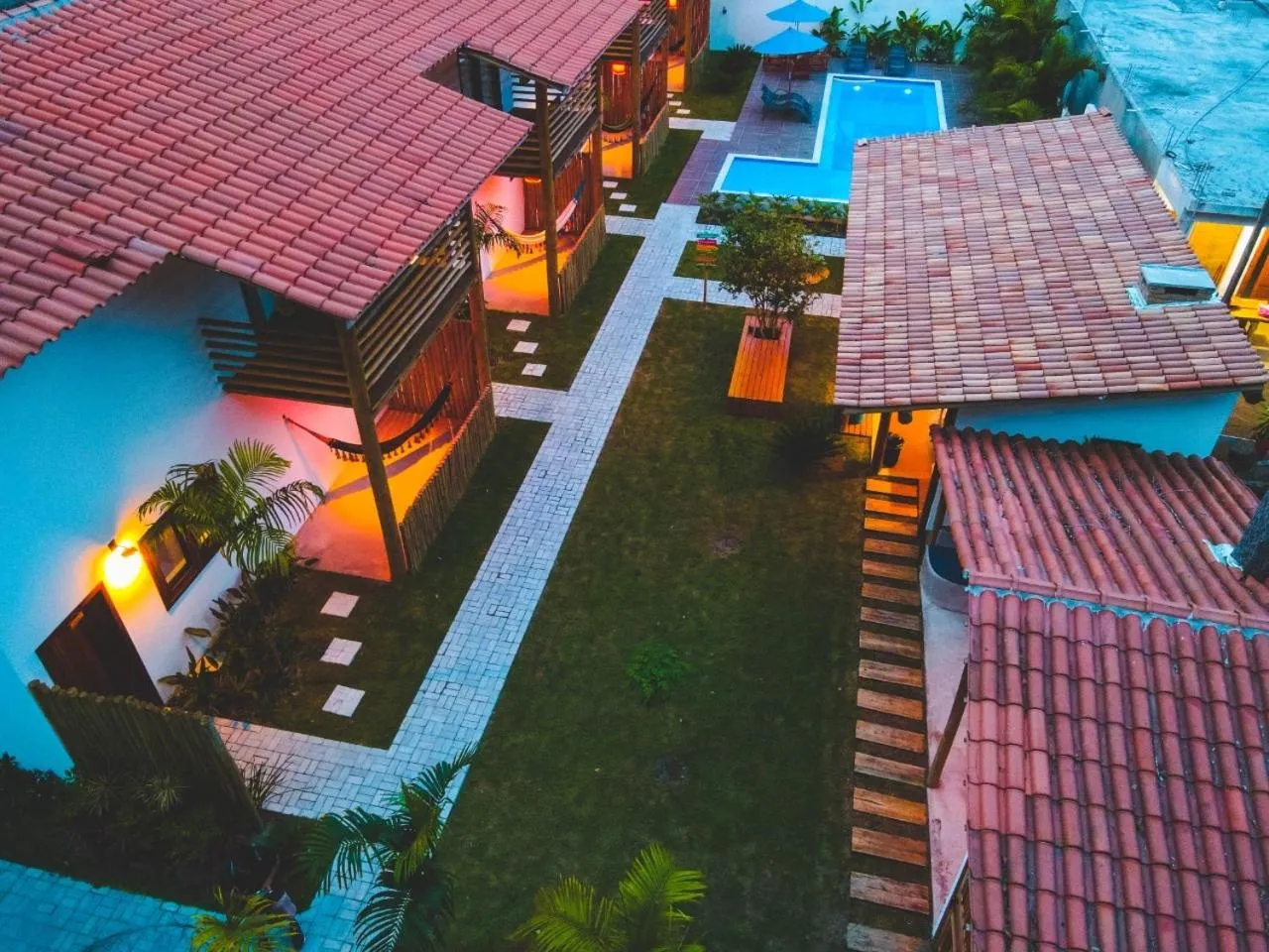 Bird's eye view in Pousada Vila Mangaba