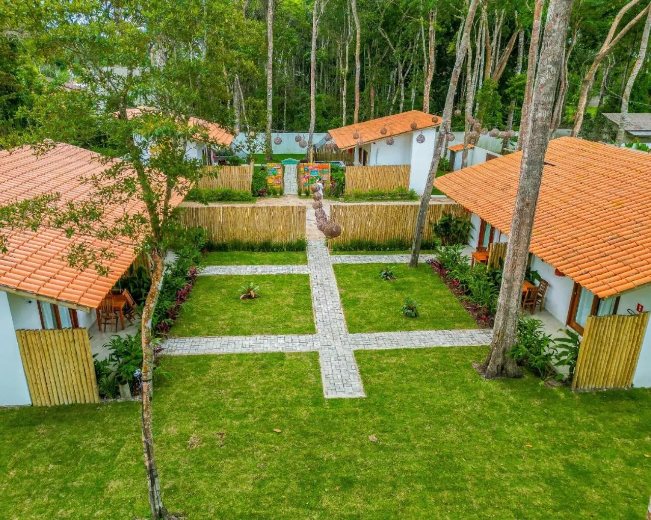 Garden view in Pousada Vila Mangaba