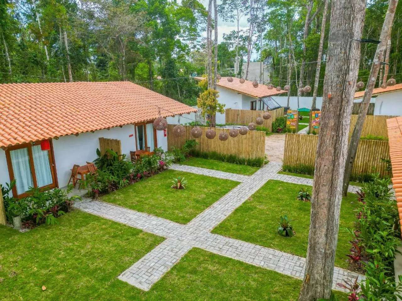 Garden view in Pousada Vila Mangaba