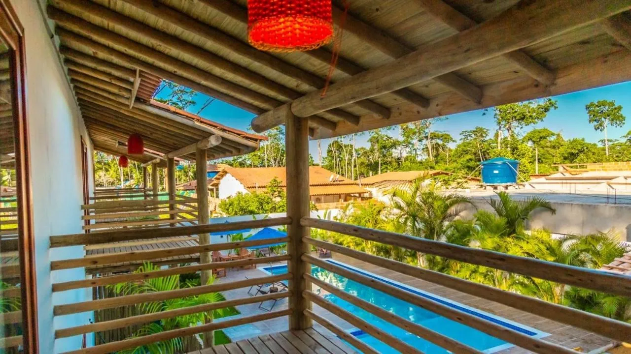 Balcony/Terrace in Pousada Vila Mangaba