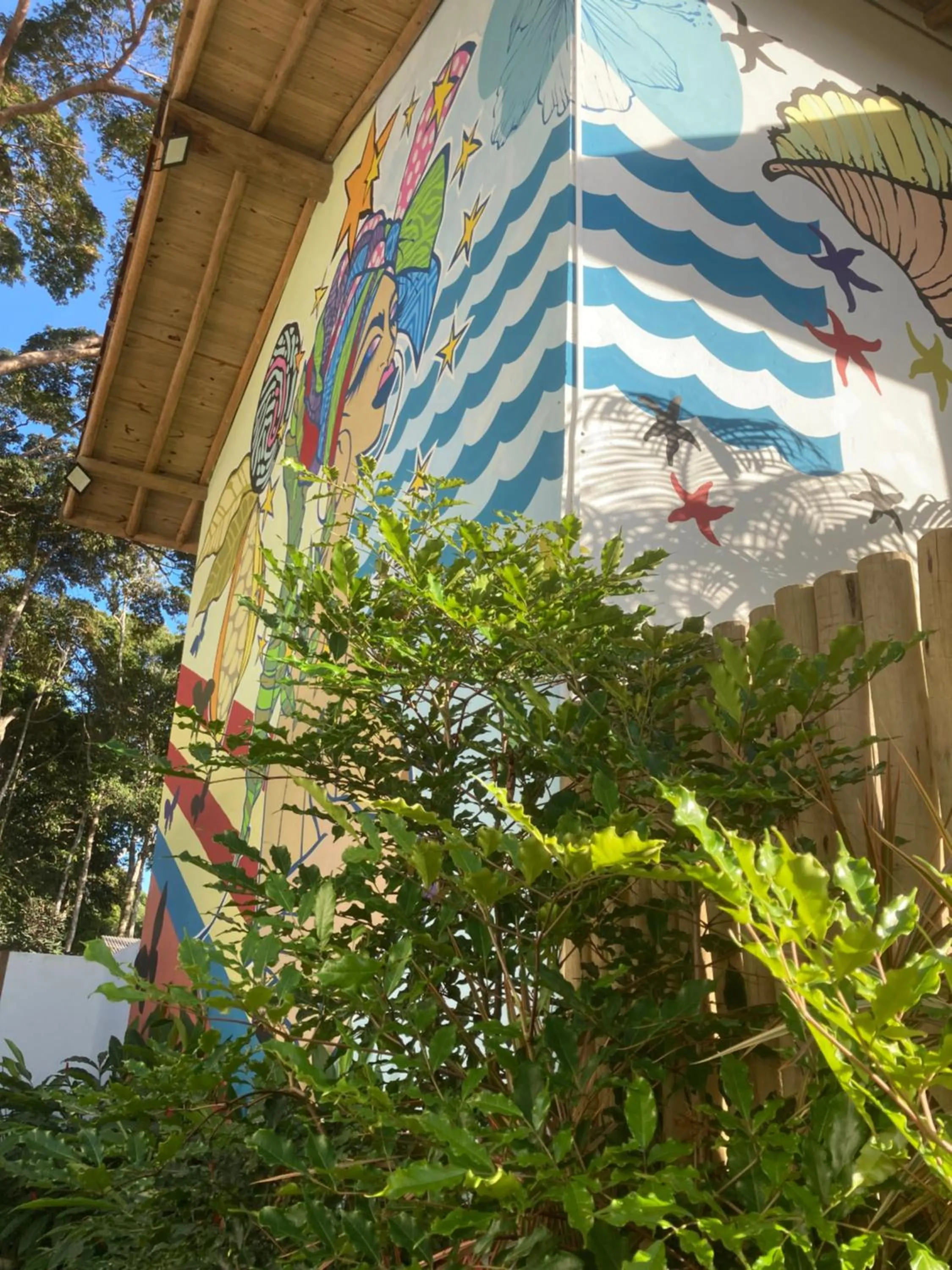 Garden in Pousada Vila Mangaba