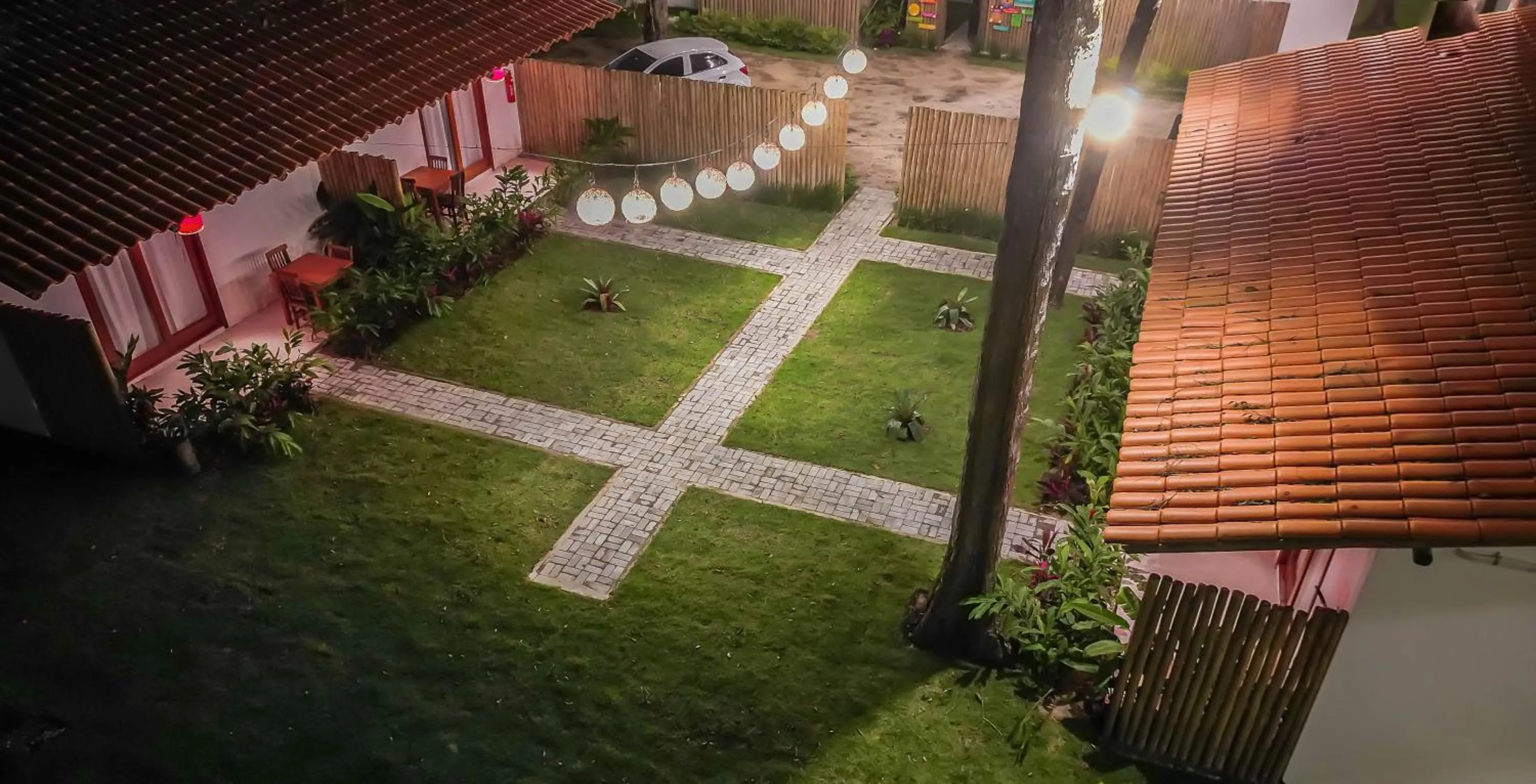 Garden view in Pousada Vila Mangaba