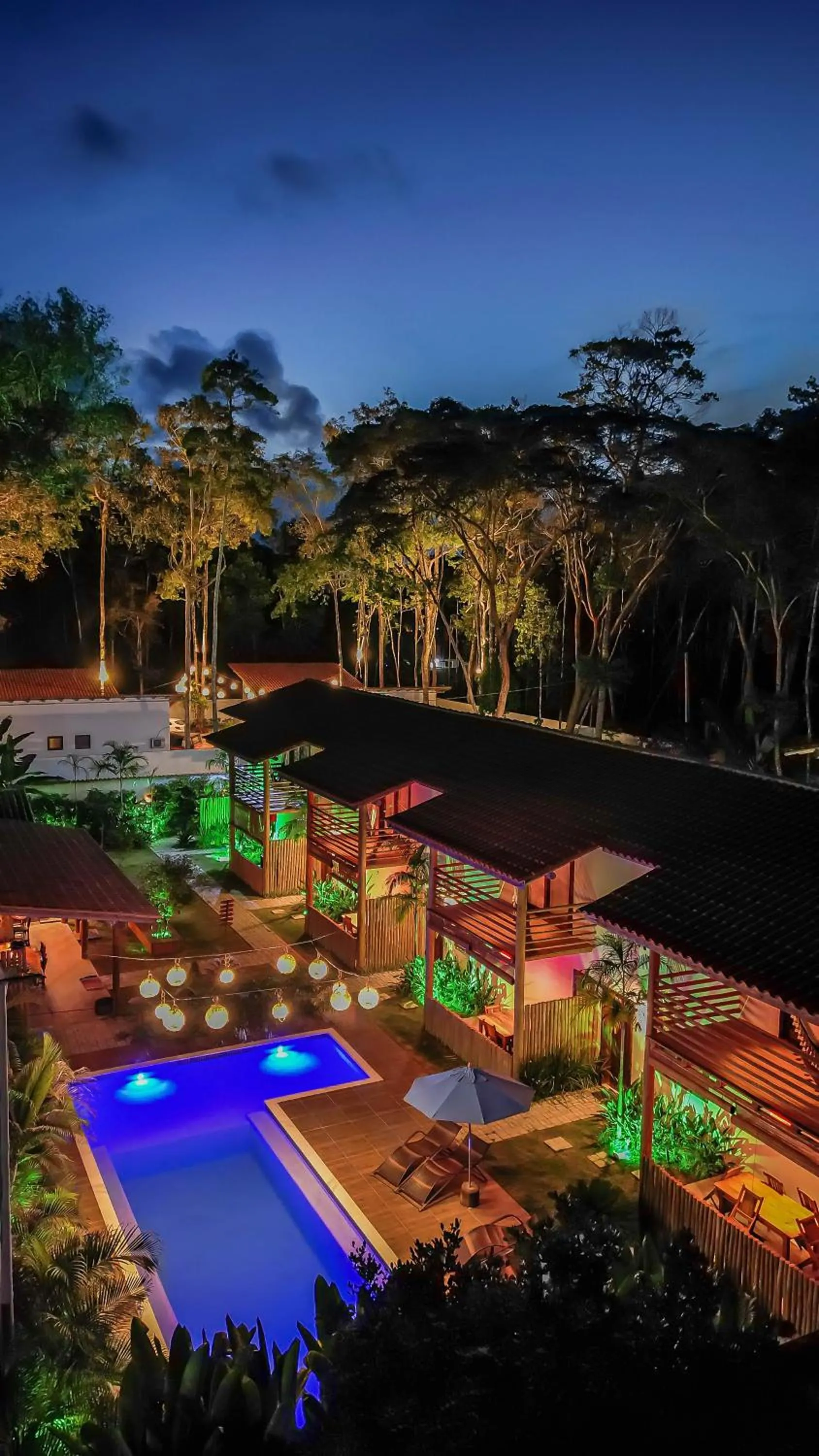 Garden view in Pousada Vila Mangaba