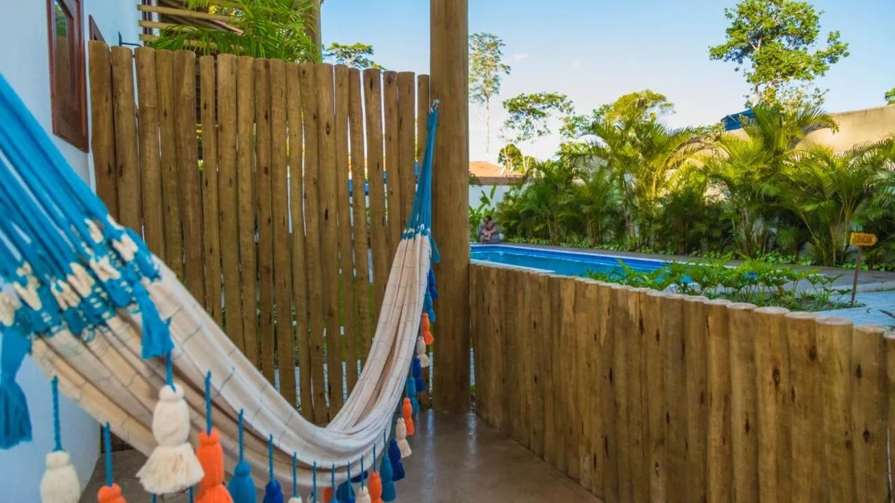 Balcony/Terrace in Pousada Vila Mangaba