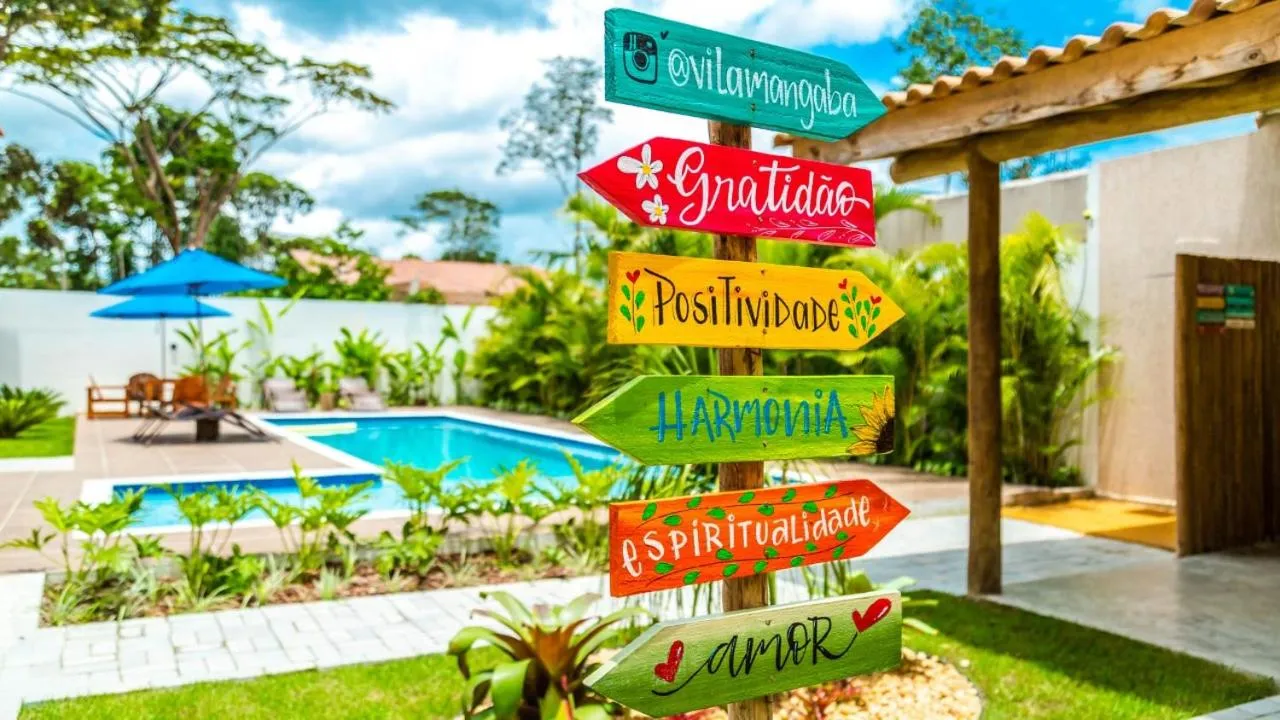 Swimming pool in Pousada Vila Mangaba