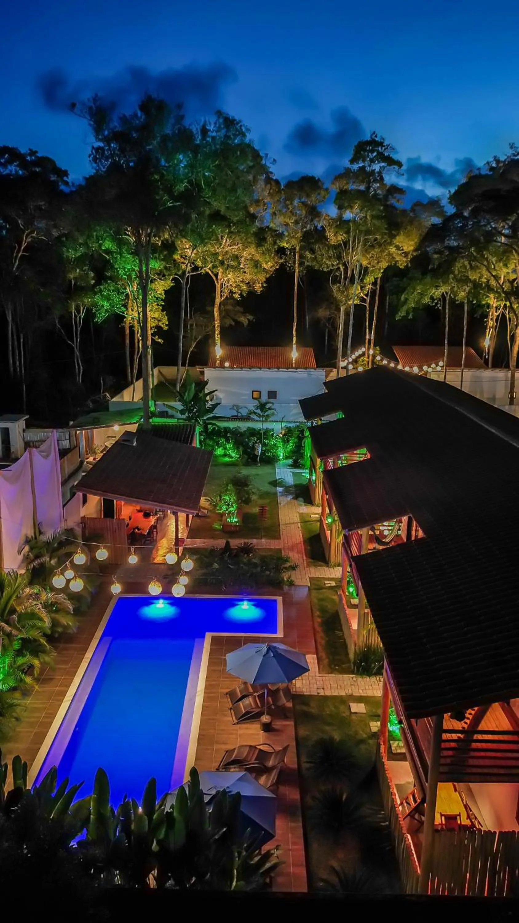 Garden view in Pousada Vila Mangaba